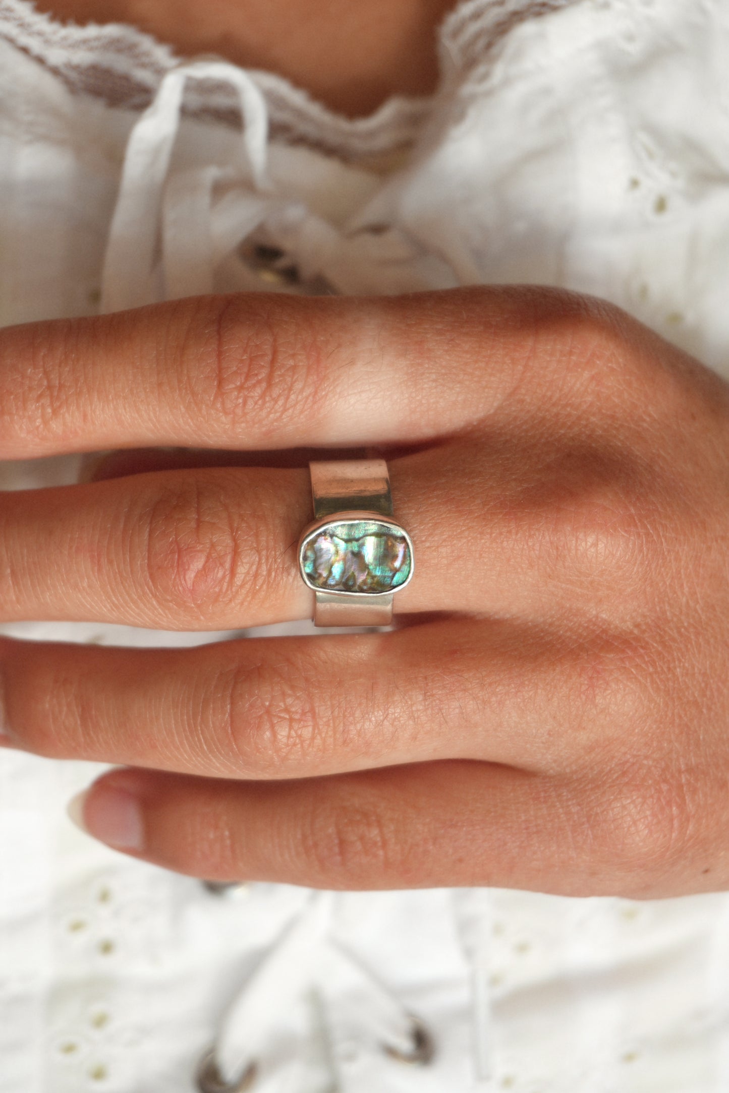 Abalone Ring 7