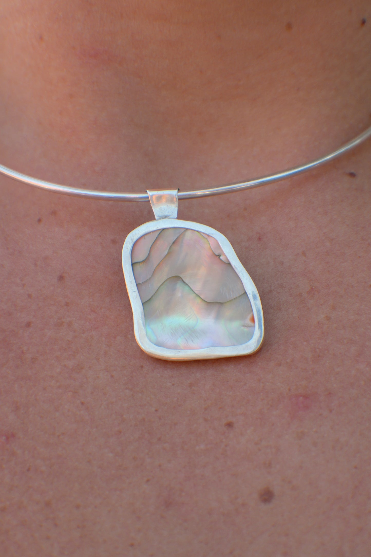 Abalone Choker Reversible