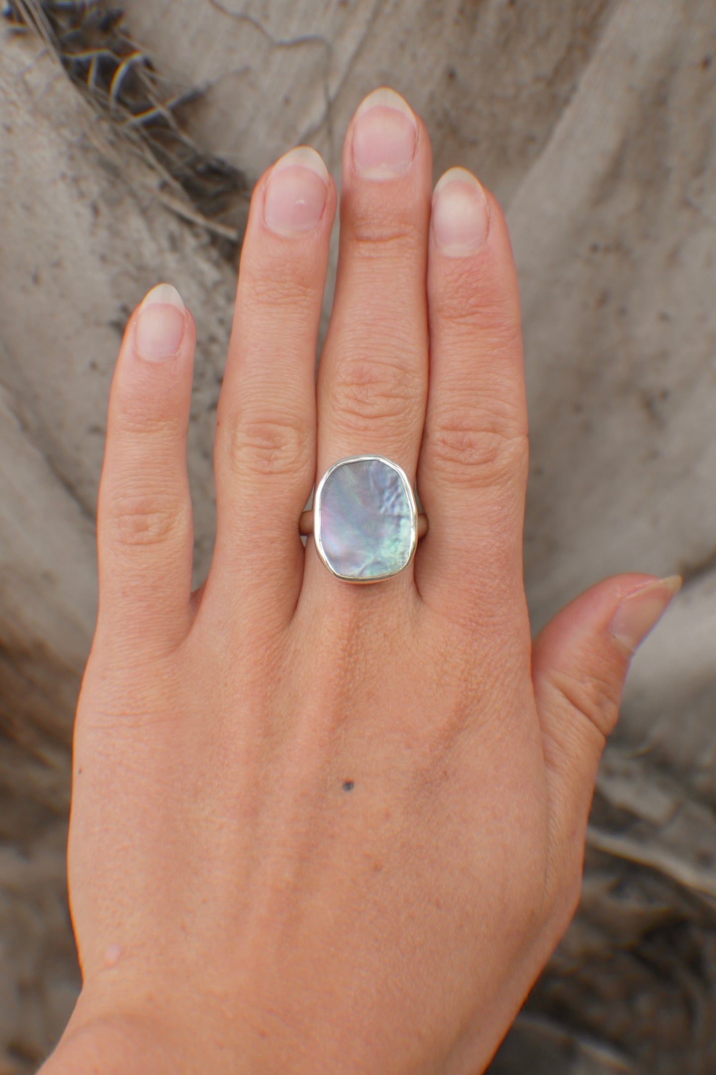 Abalone Ring 8.5