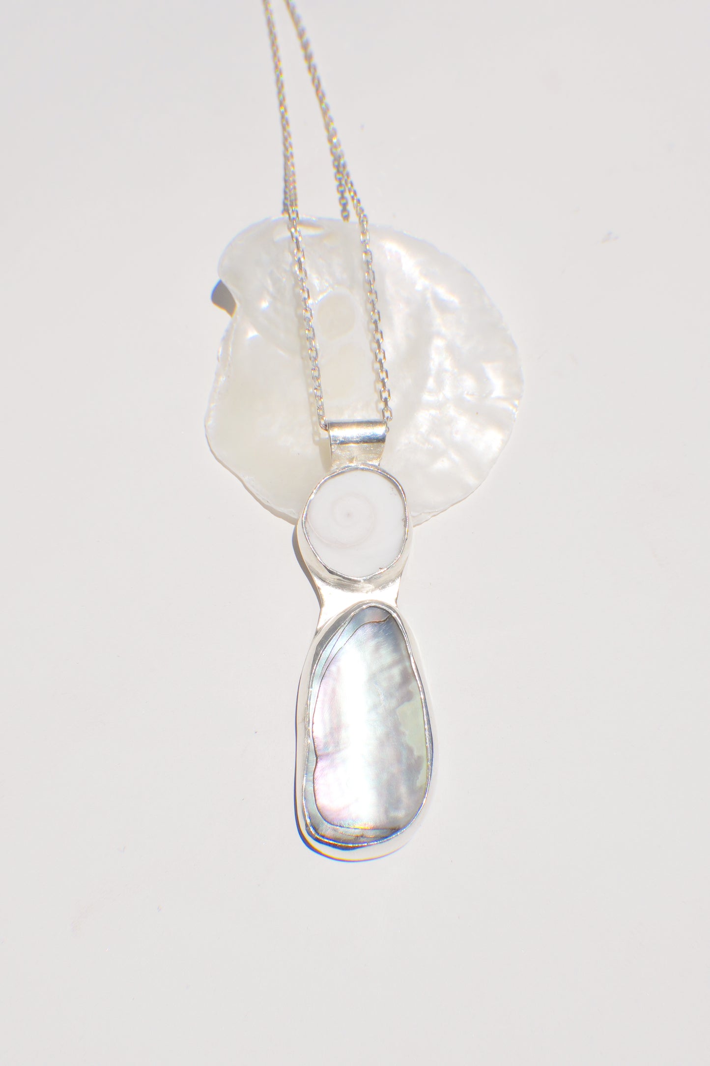 Operculum Abalone Pendant