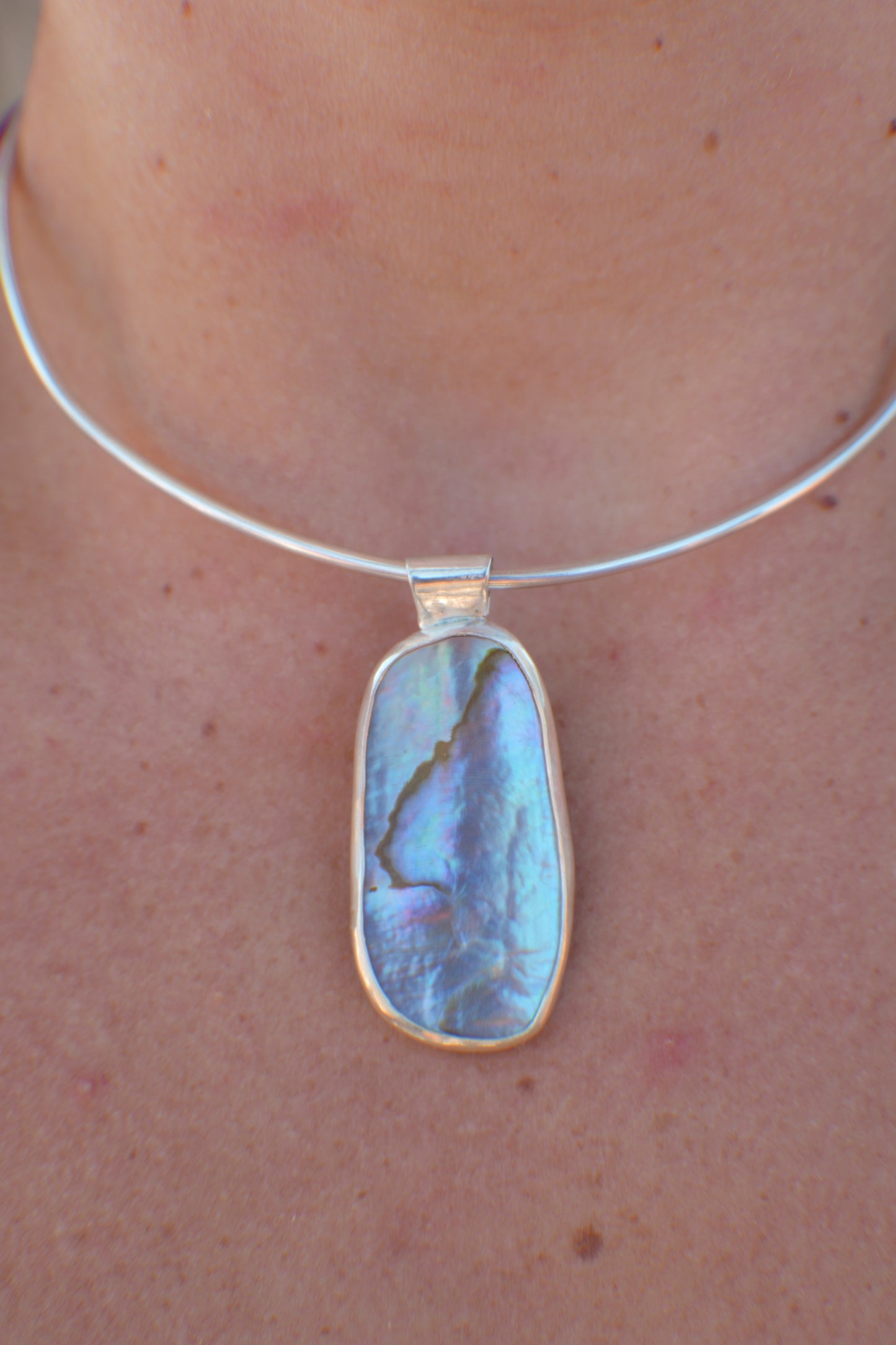 Abalone Choker Reversible