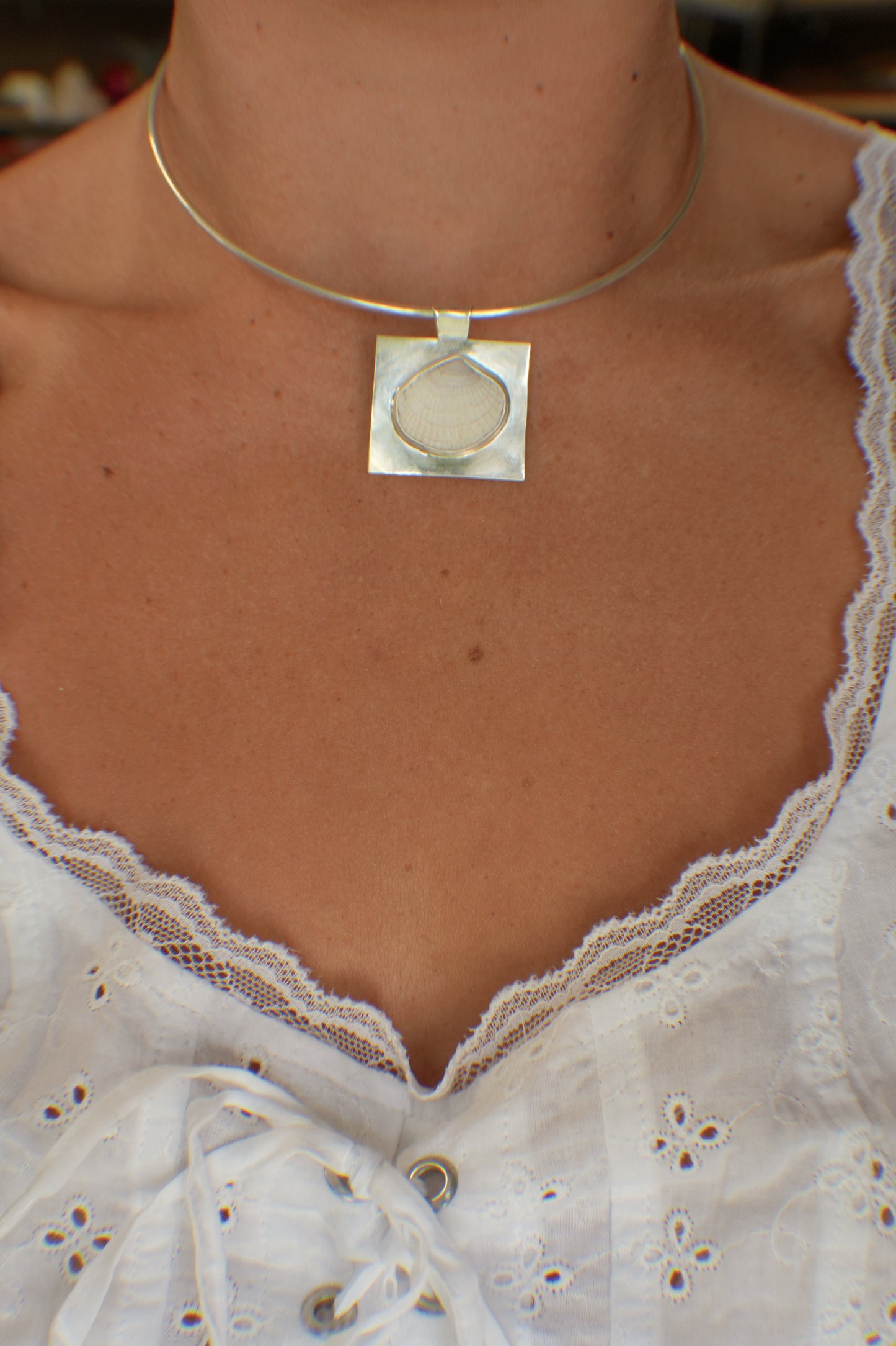 Scallop Shell Choker