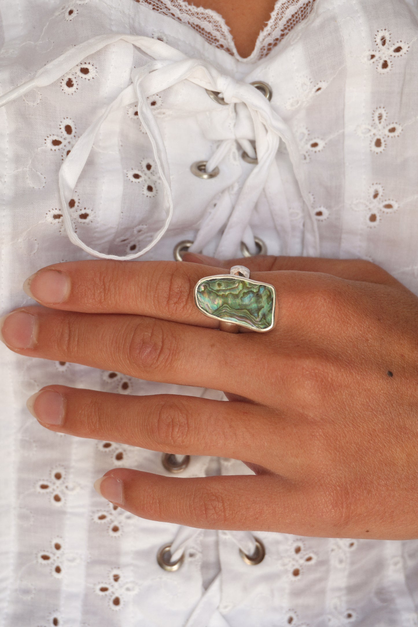 Abalone Ring (rare) 7