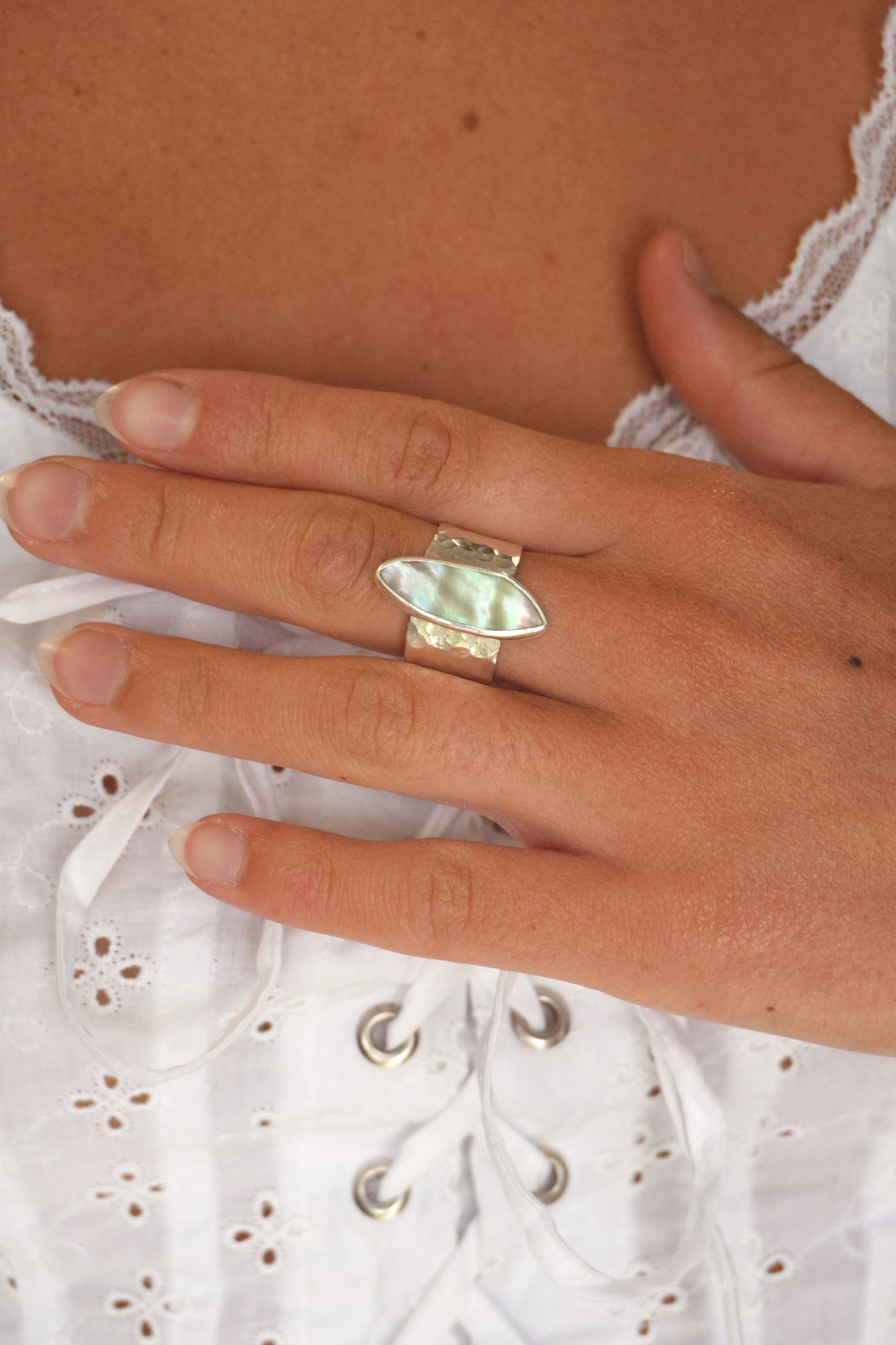 Abalone Ring 8