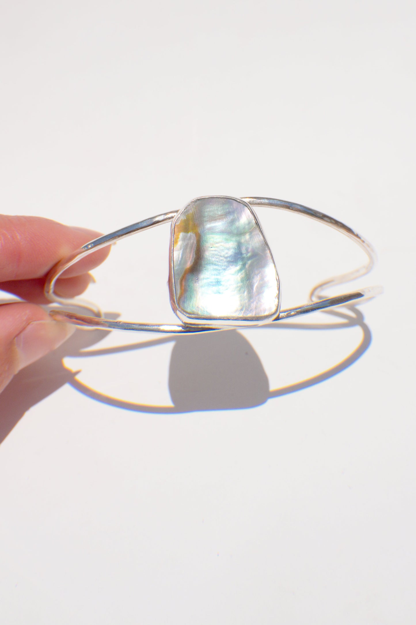 Double Abalone Cuff