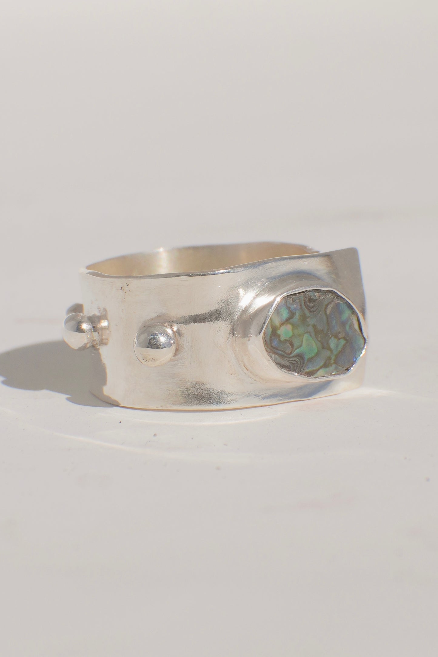 Abalone Ring Adjustable 8-9