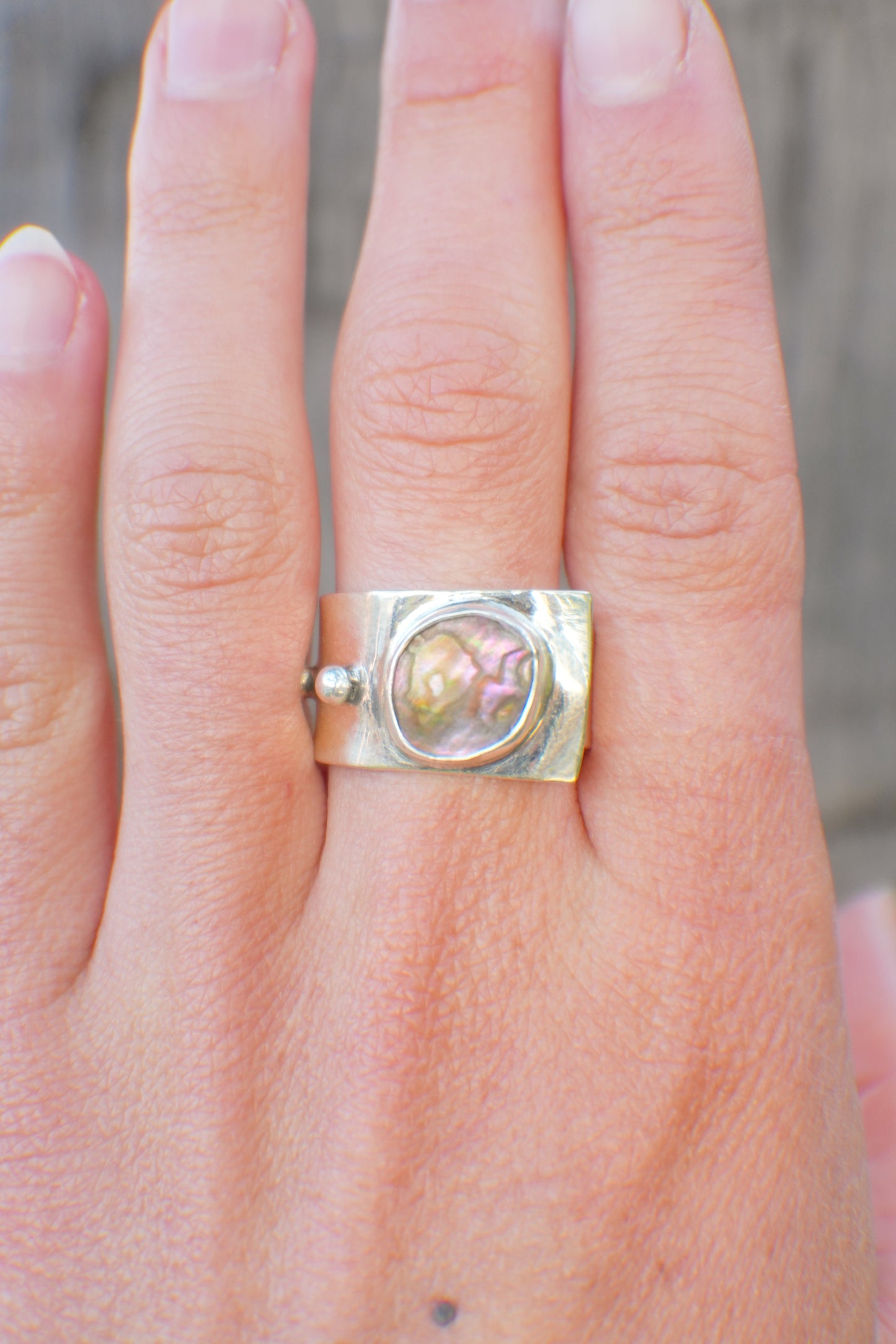 Abalone Ring - adjustable