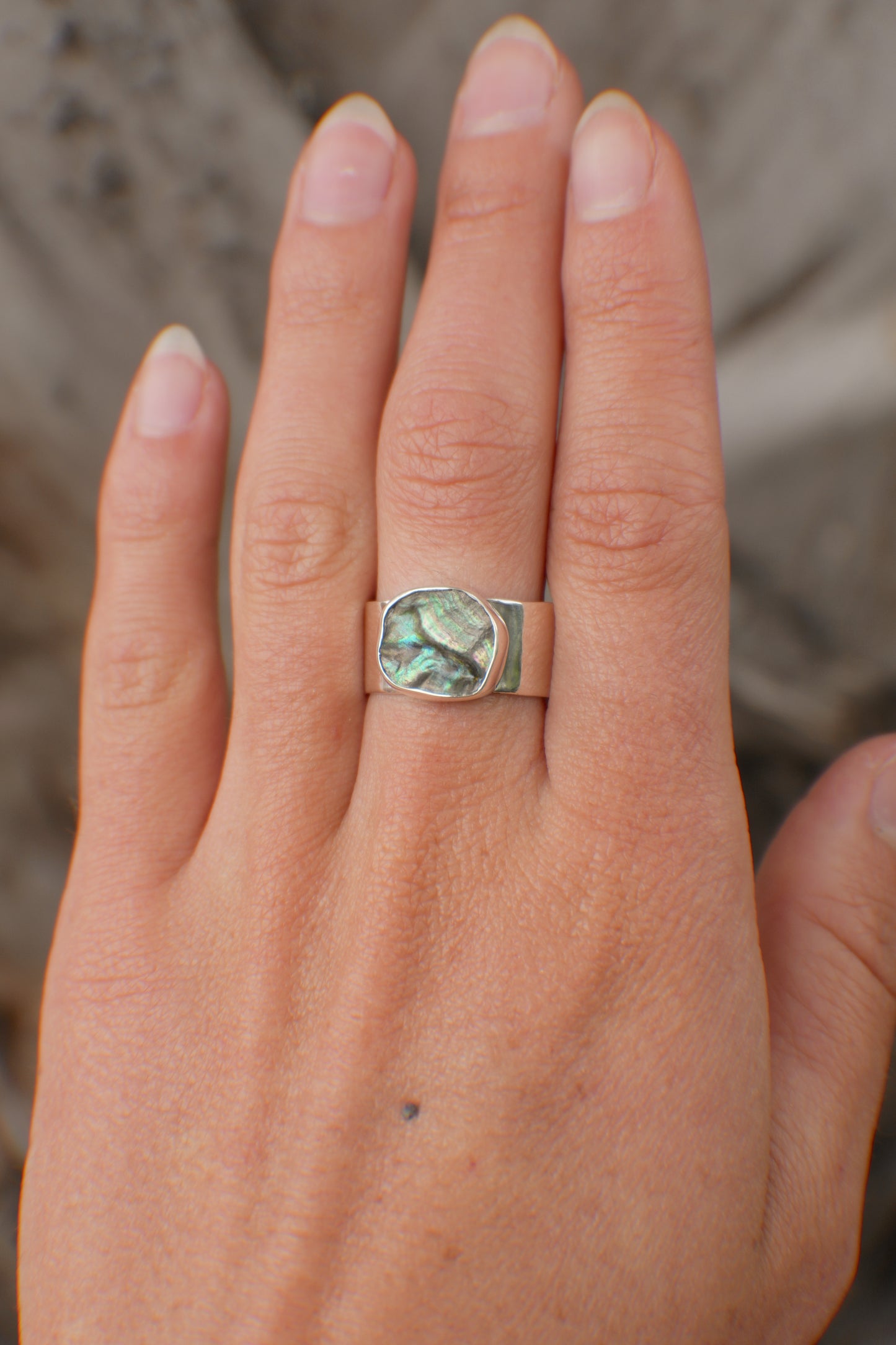 Abalone Ring 7