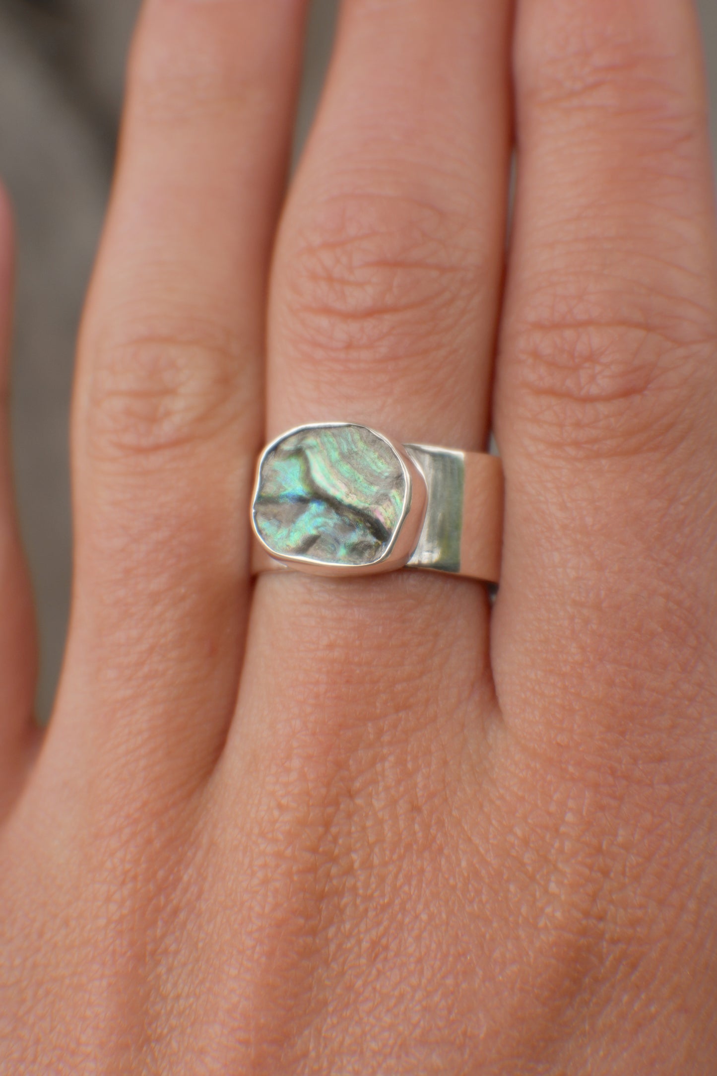 Abalone Ring 7