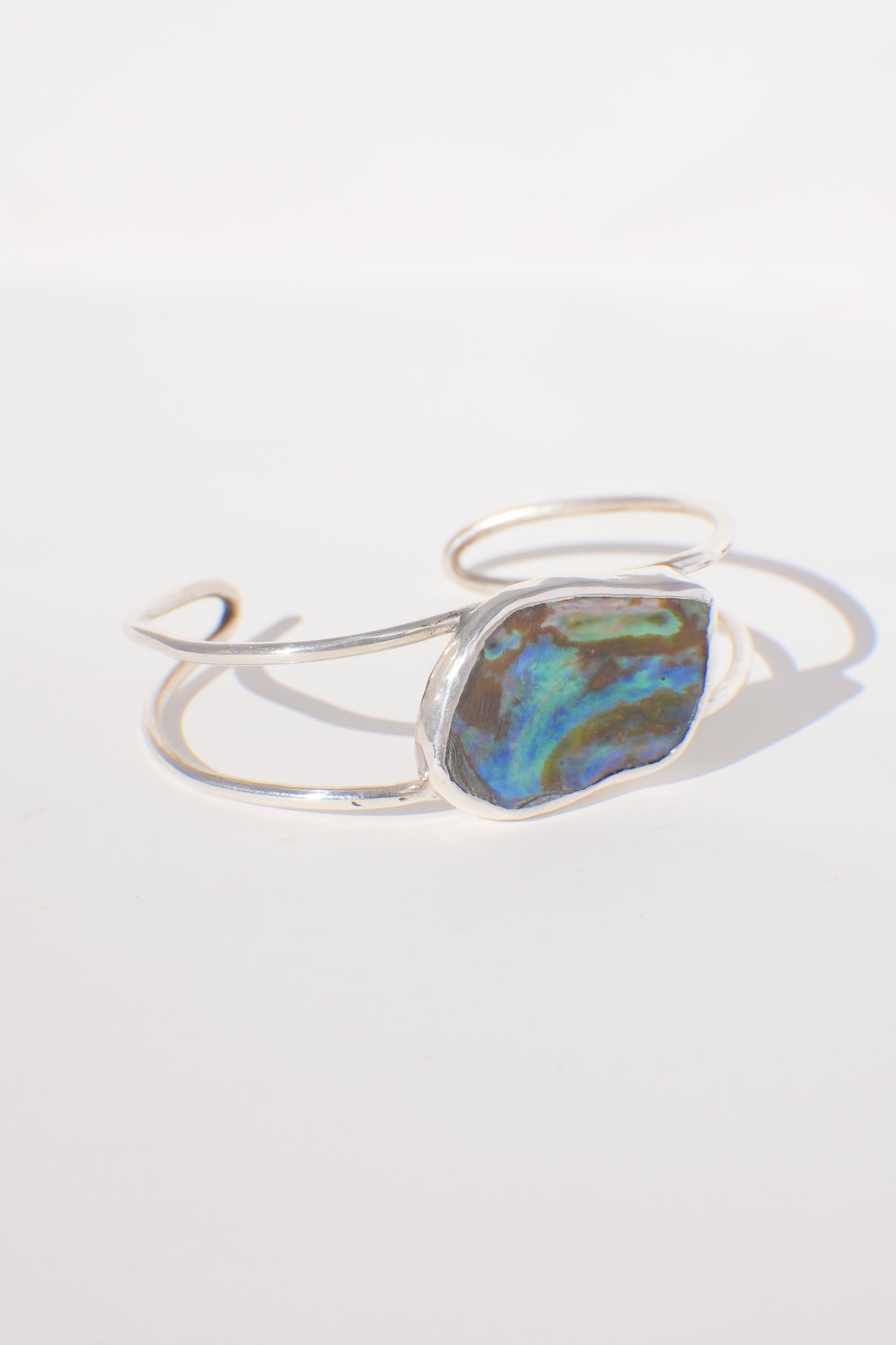 Double Abalone Cuff
