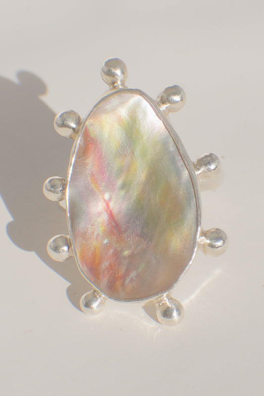 Abalone Dot Ring 9