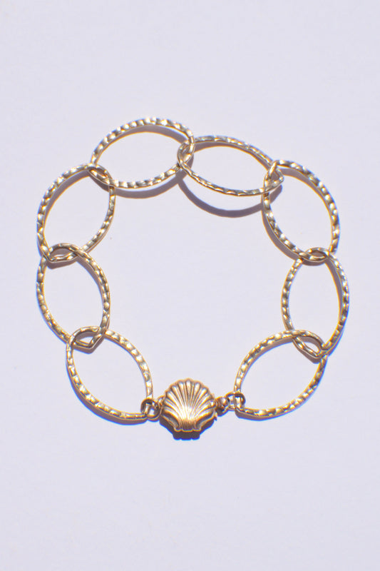 Gold Shell Bracelet