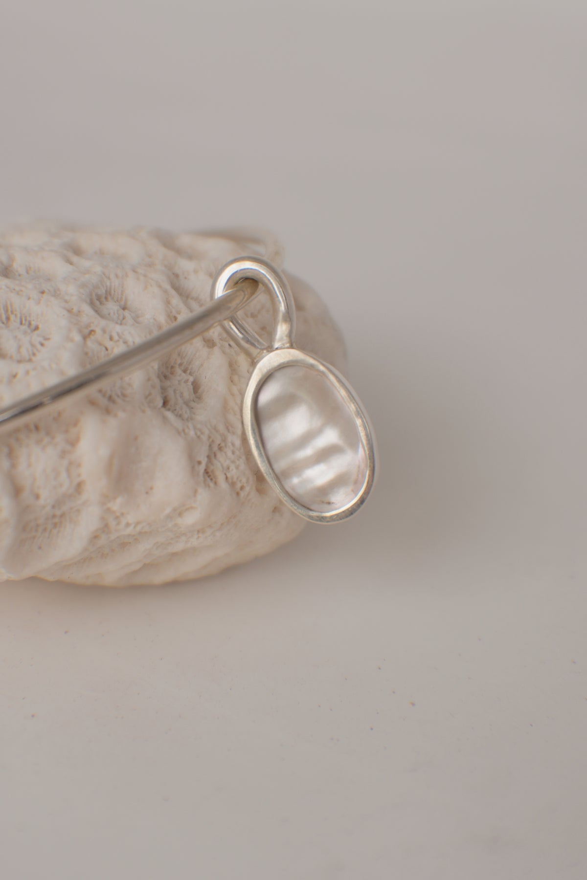 Abalone Charm Bangle