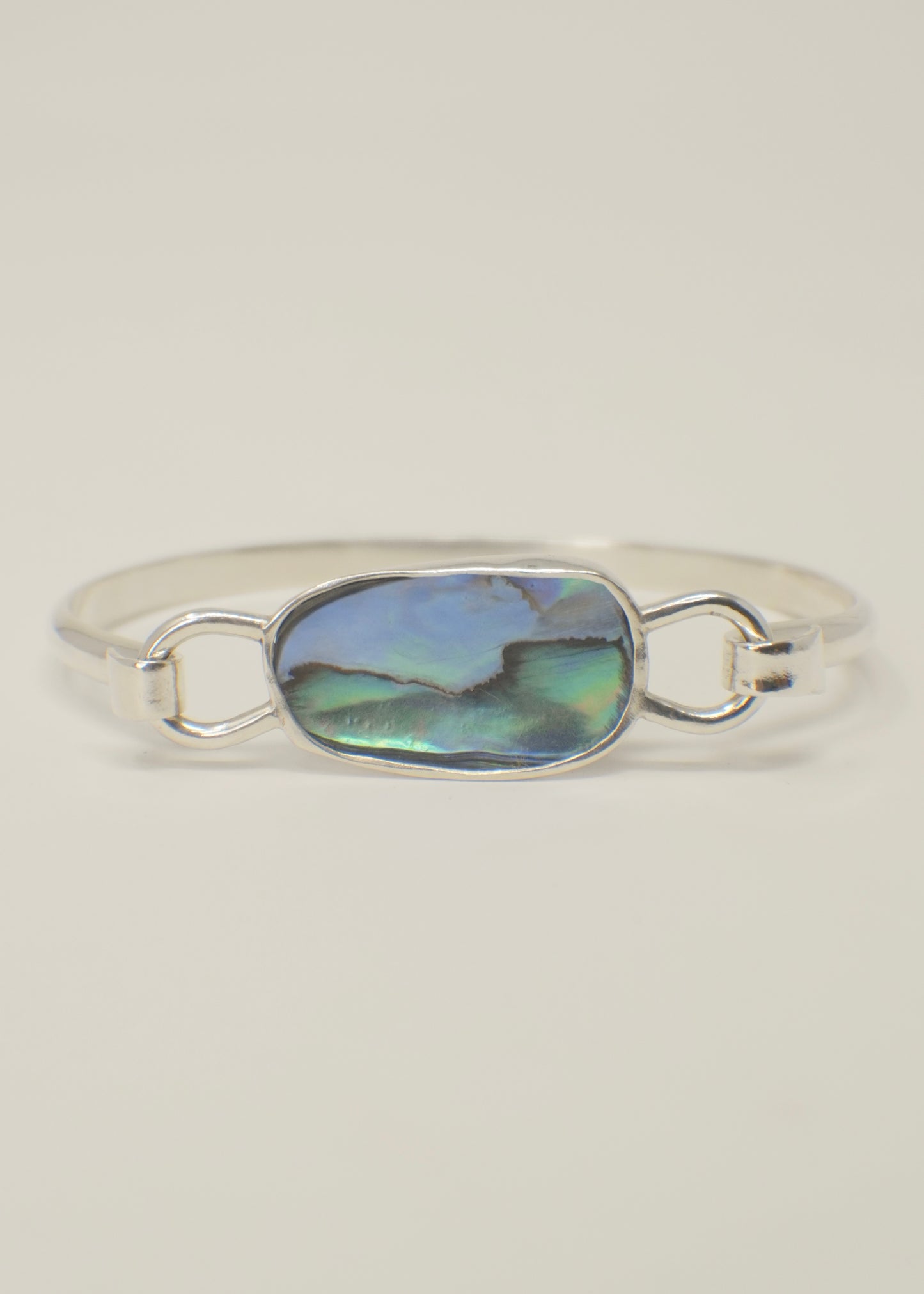 Double sided abalone Cuff