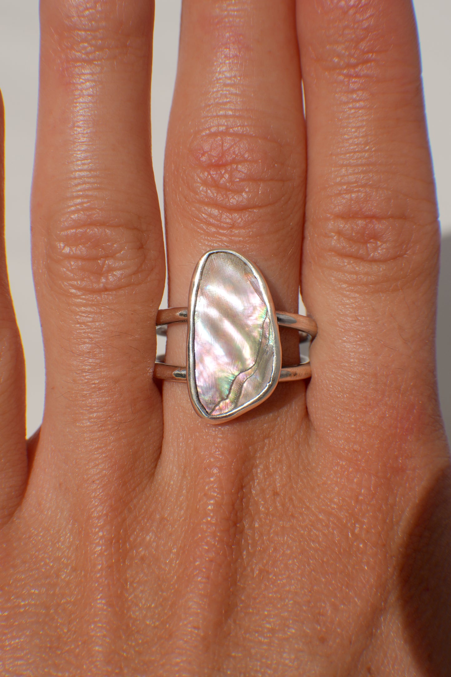Abalone Ring 8.5