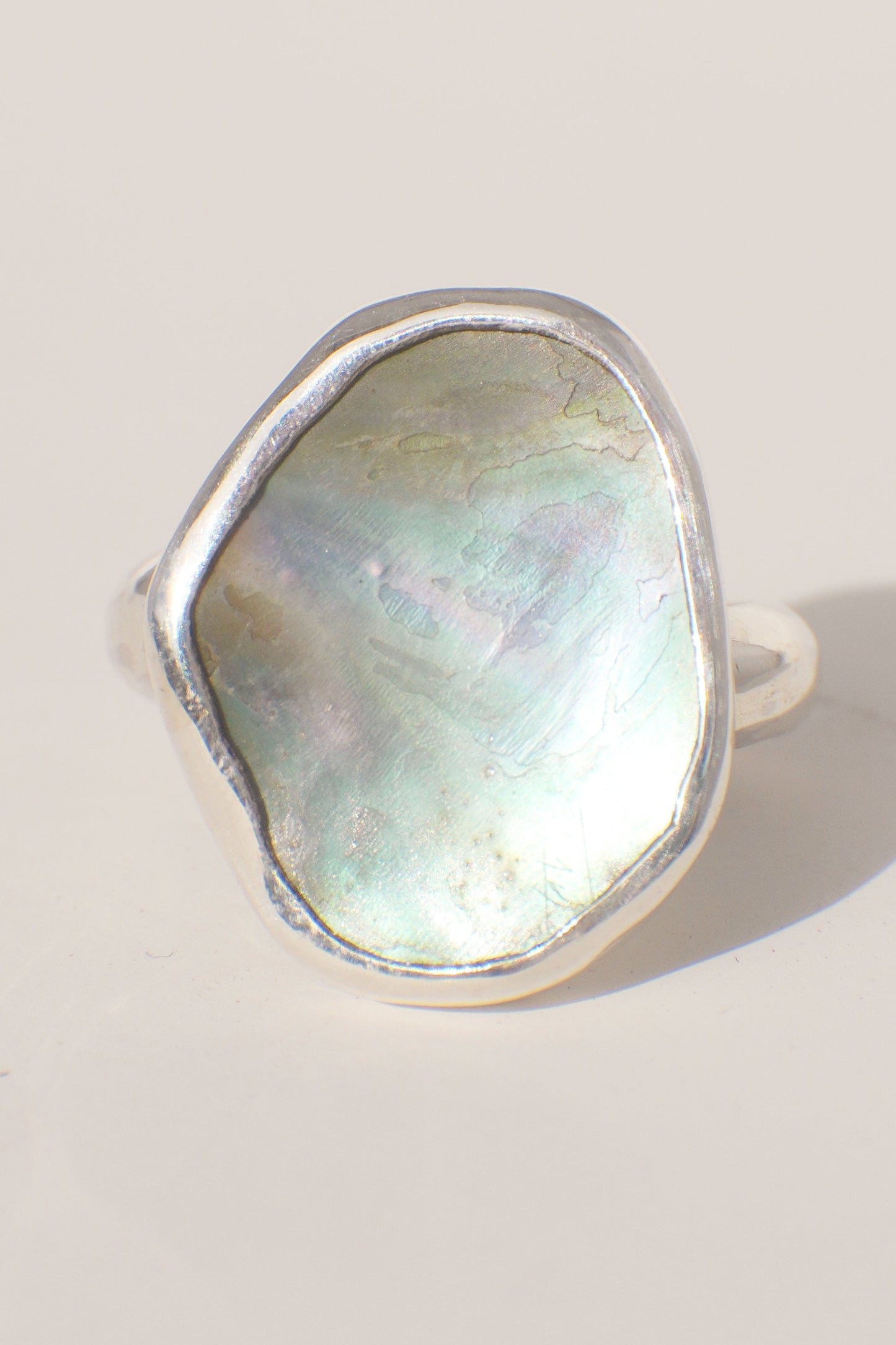 Abalone ring 6.25