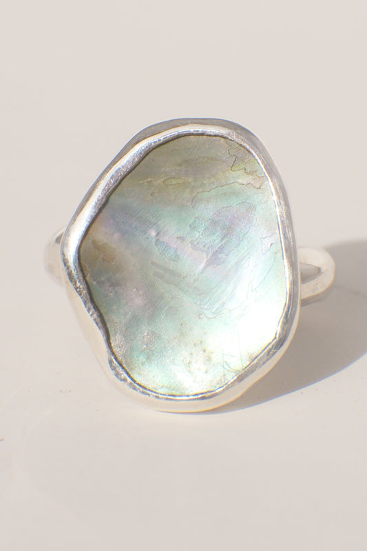 Abalone ring 6.25