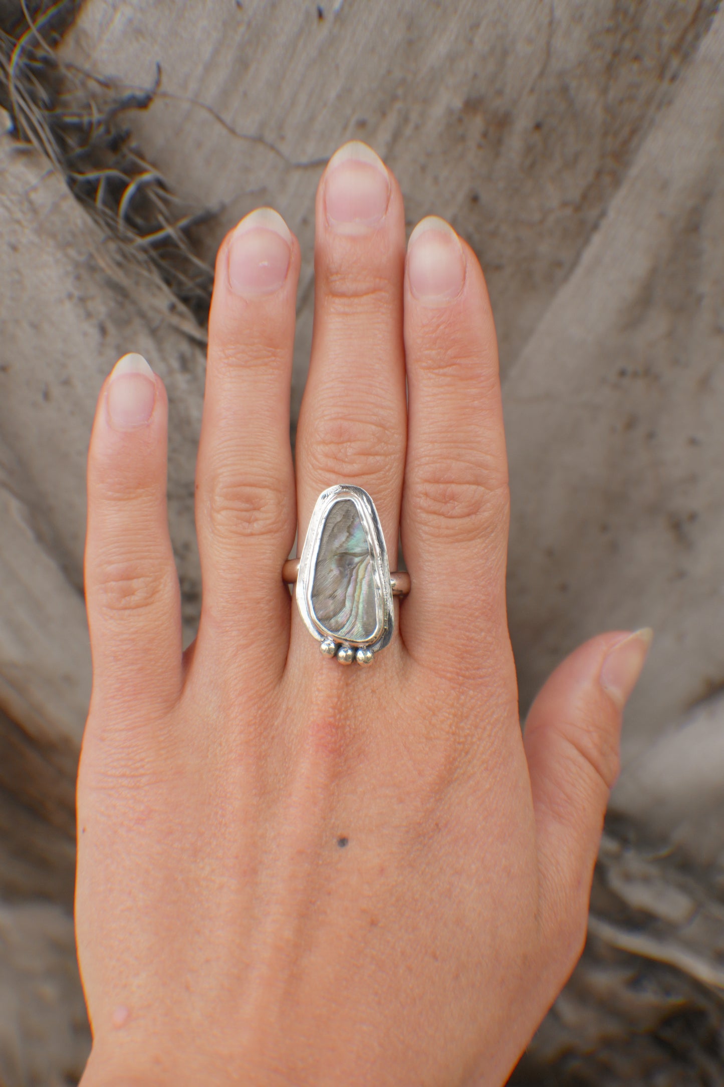Abalone Ring 7.5