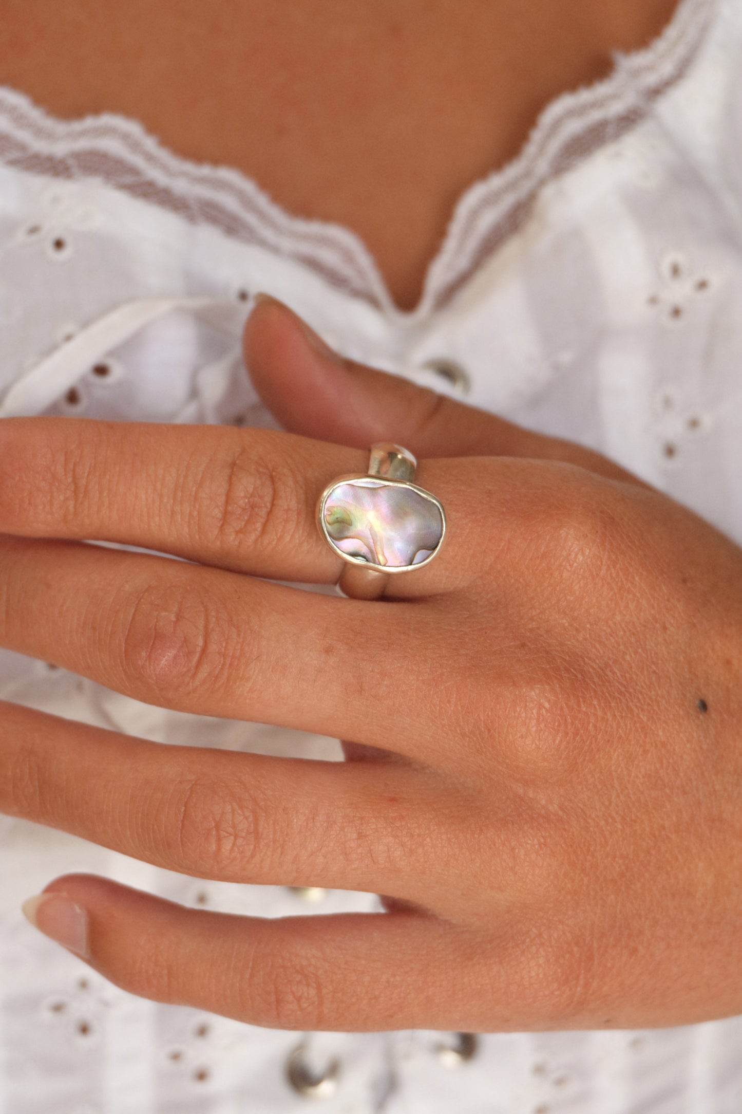Abalone Ring 7