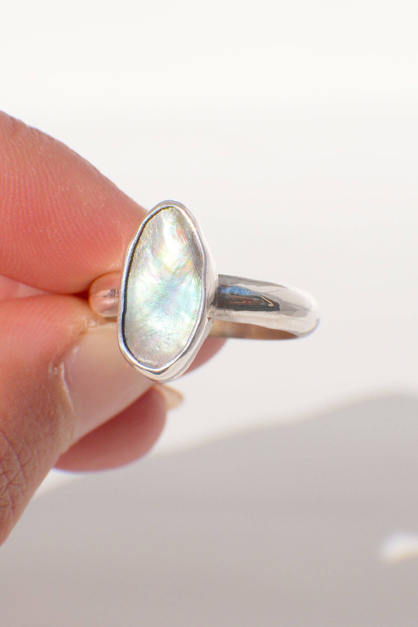 Abalone Ring 7.5