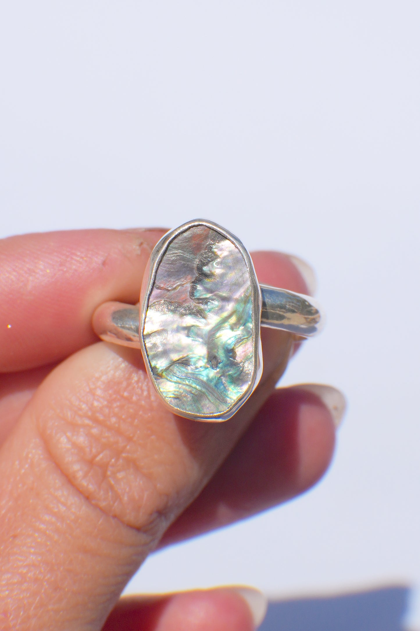Abalone Ring 10