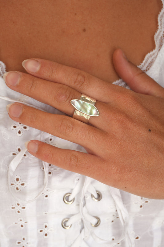 Abalone Ring 8
