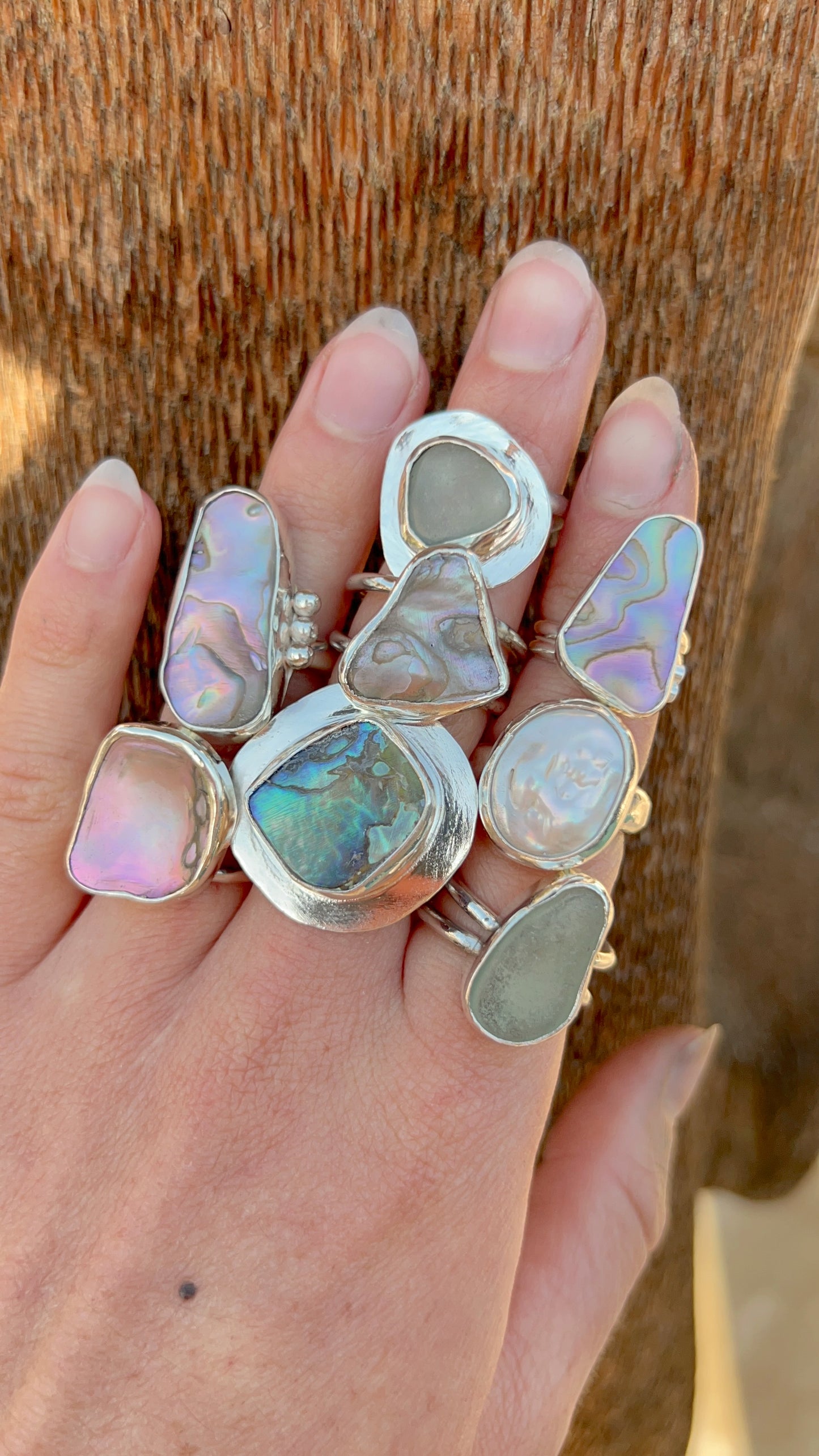 Abalone Ring - adjustable