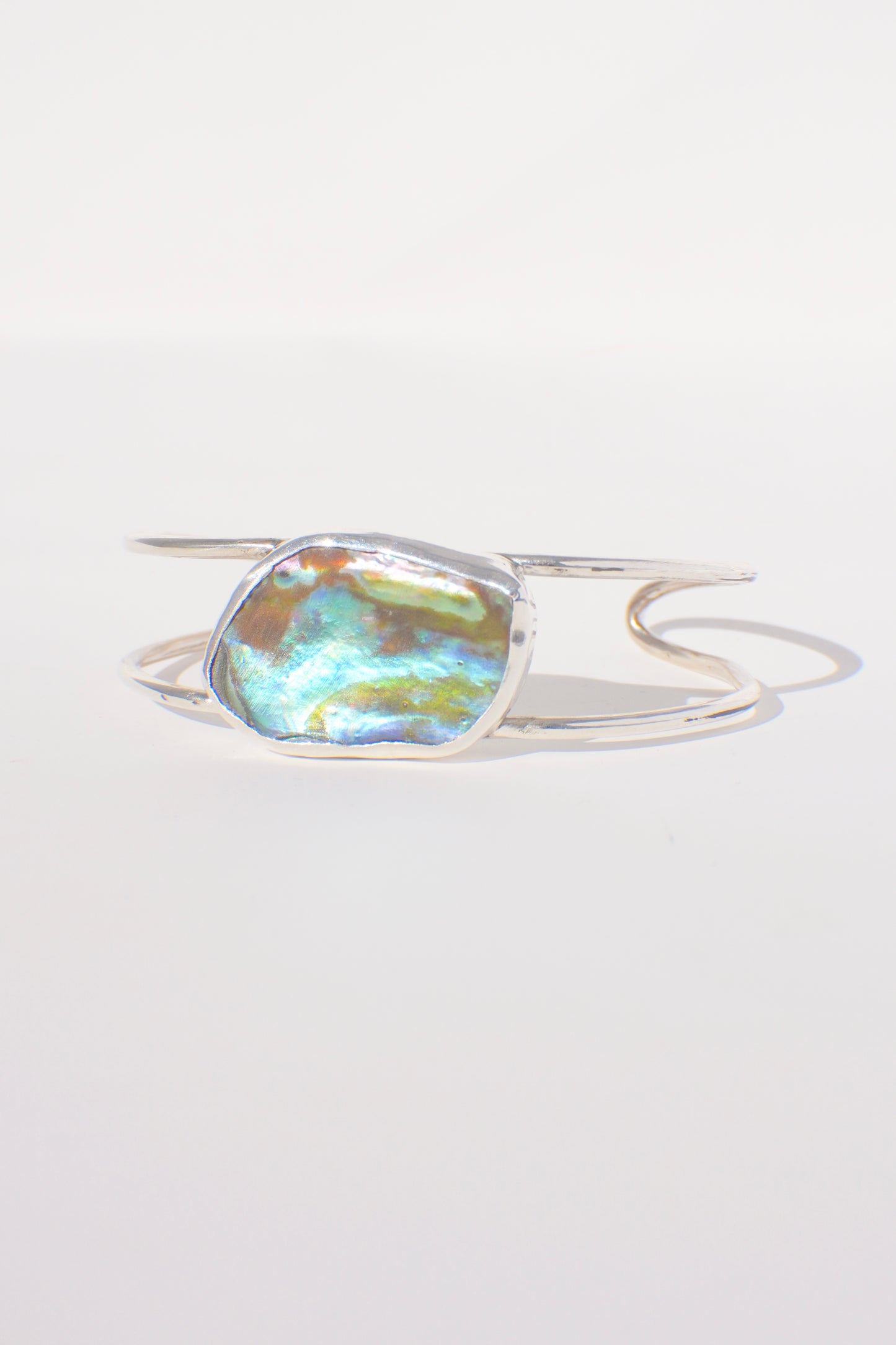 Double Abalone Cuff