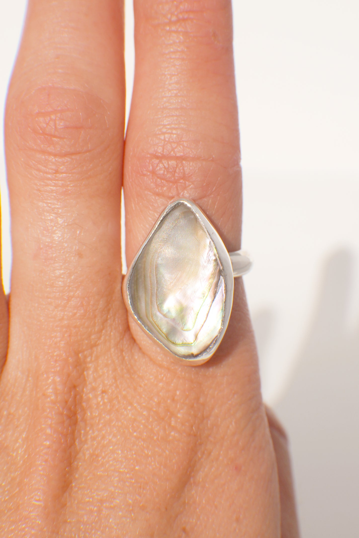 Abalone ring 6