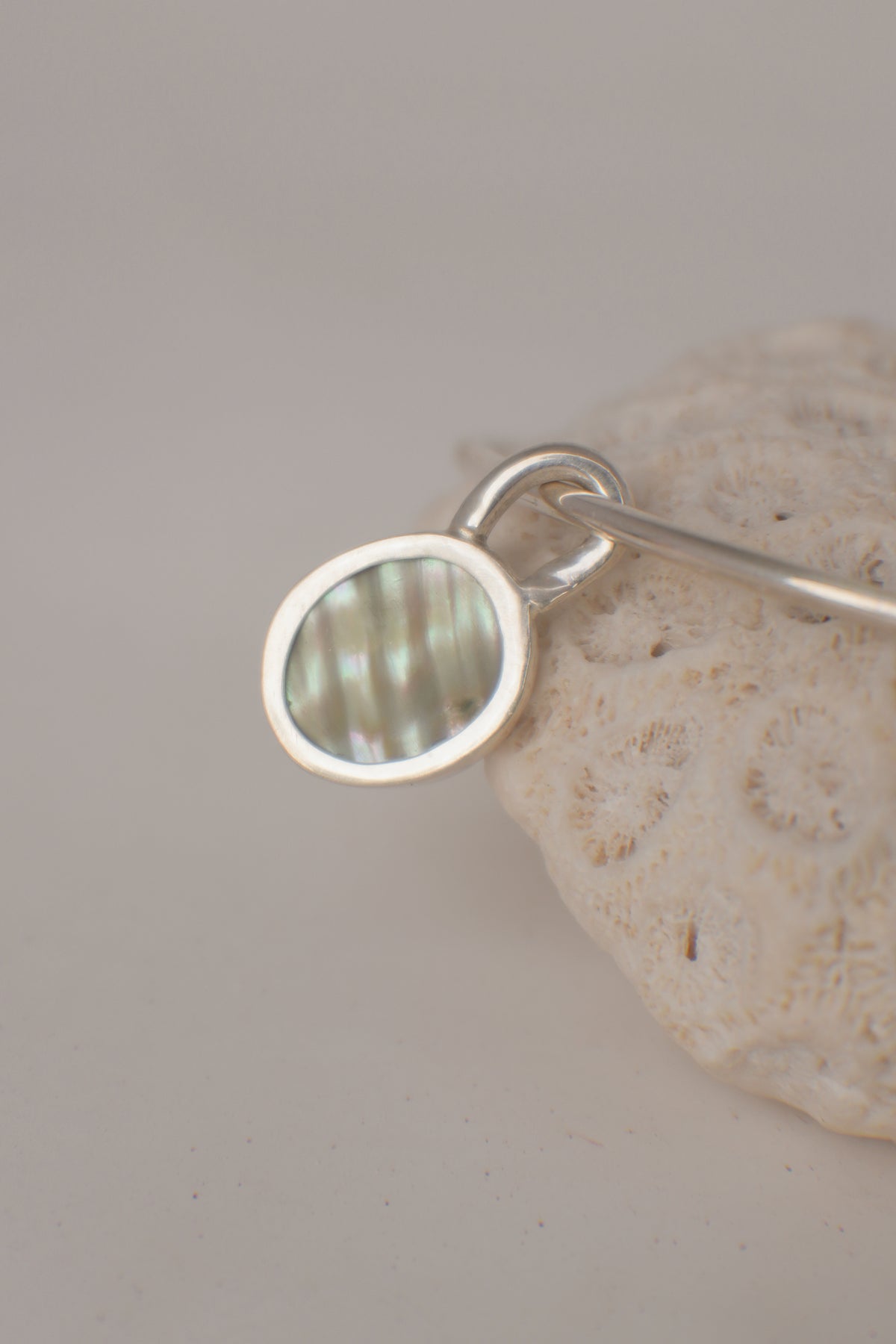 Abalone Charm Bangle