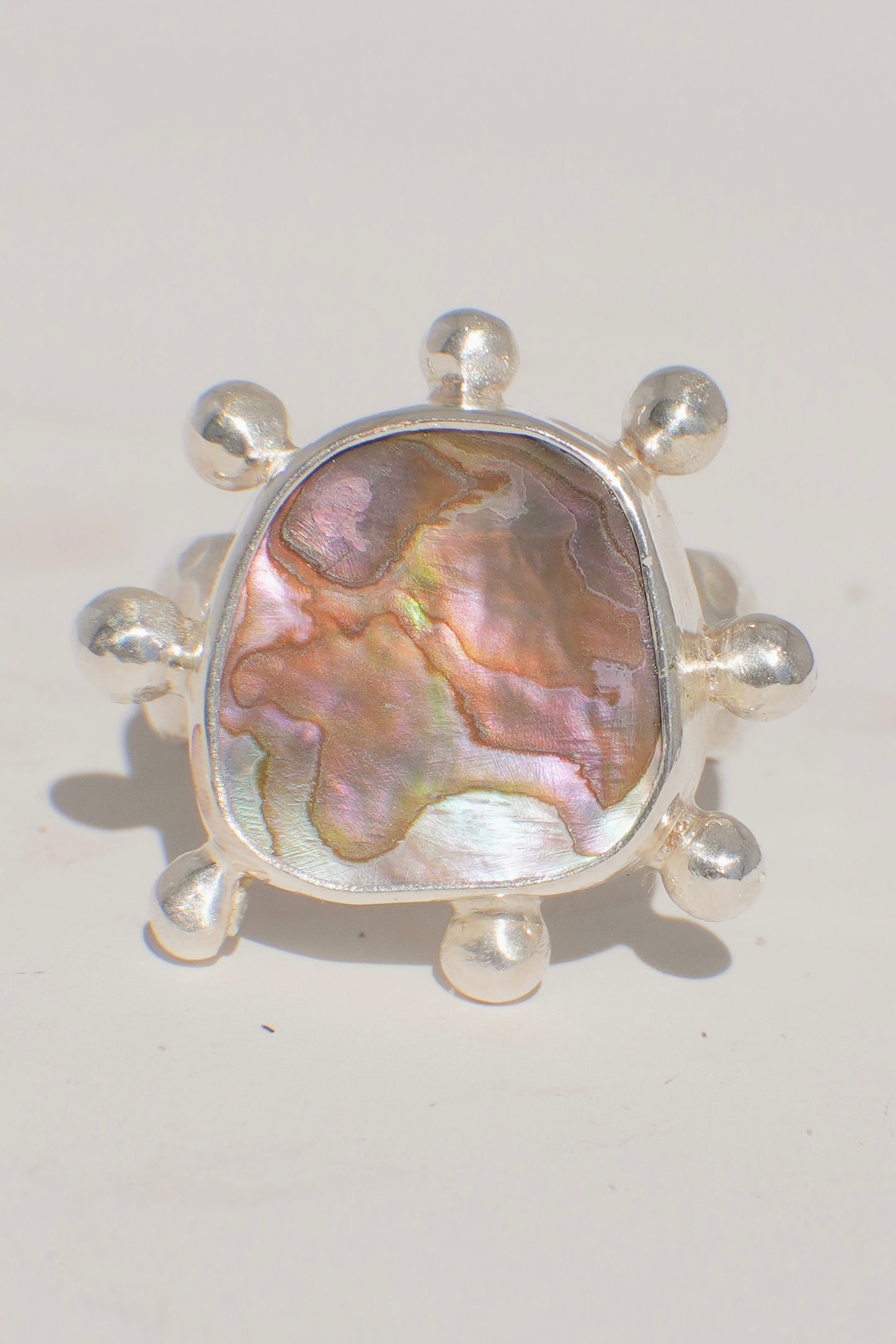 Abalone Dot Ring 5