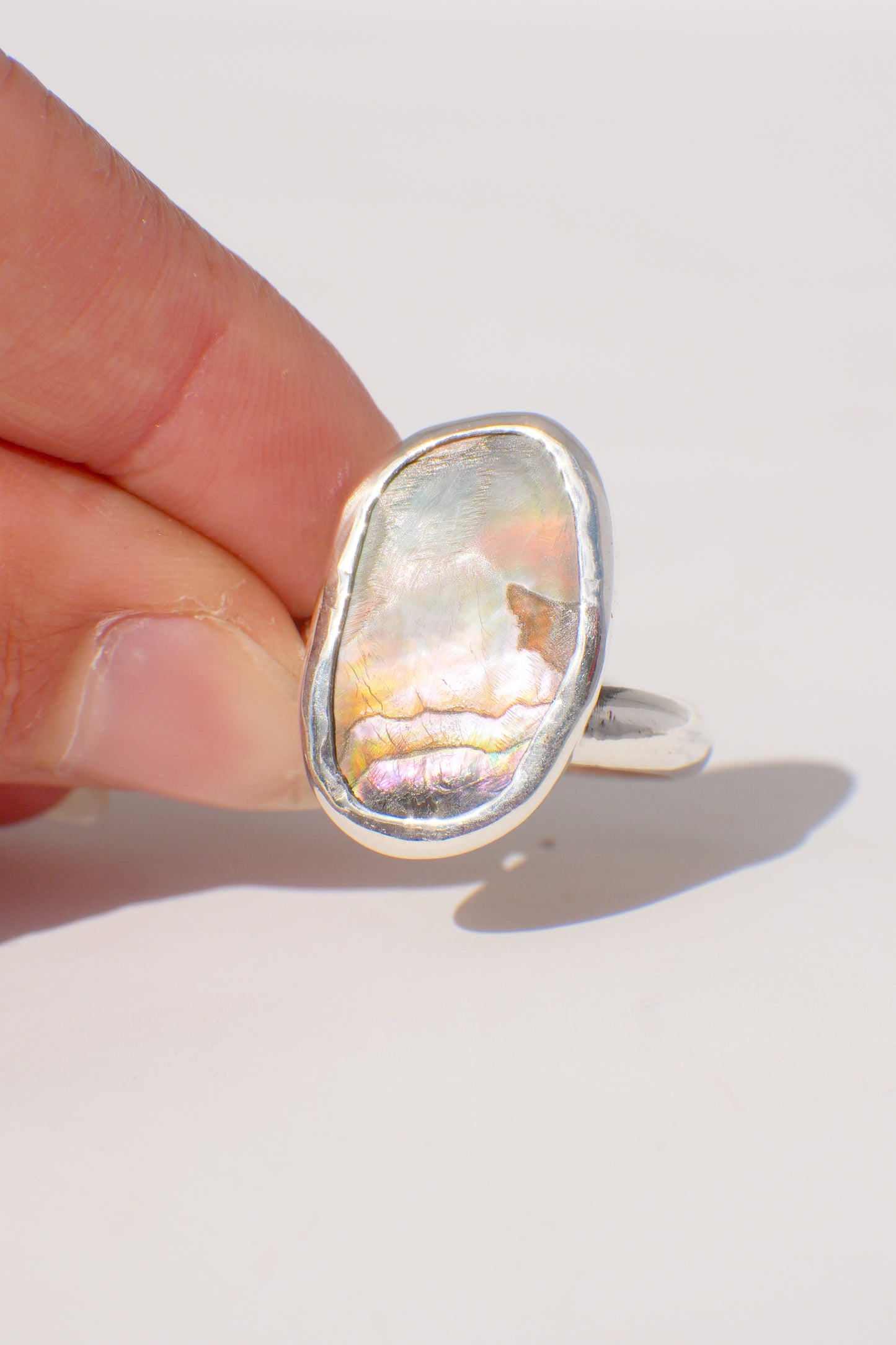 Abalone Ring 8.5