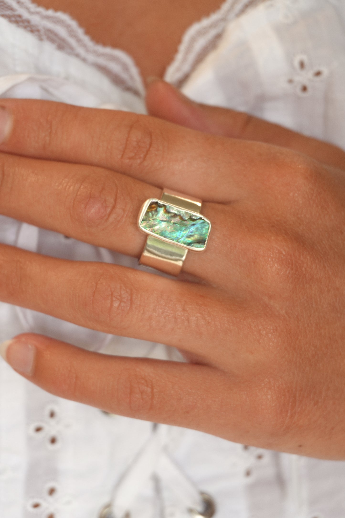 Abalone Ring 8