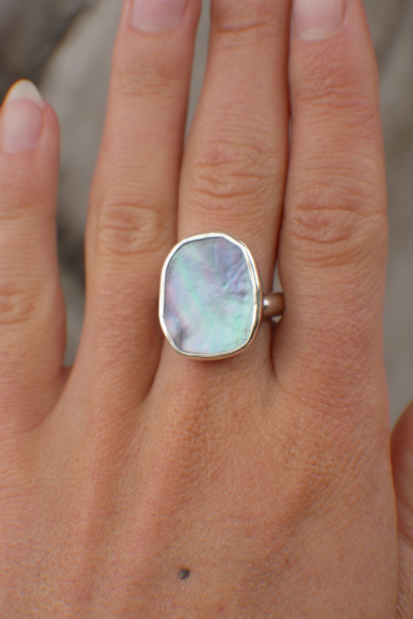 Abalone Ring 8.5