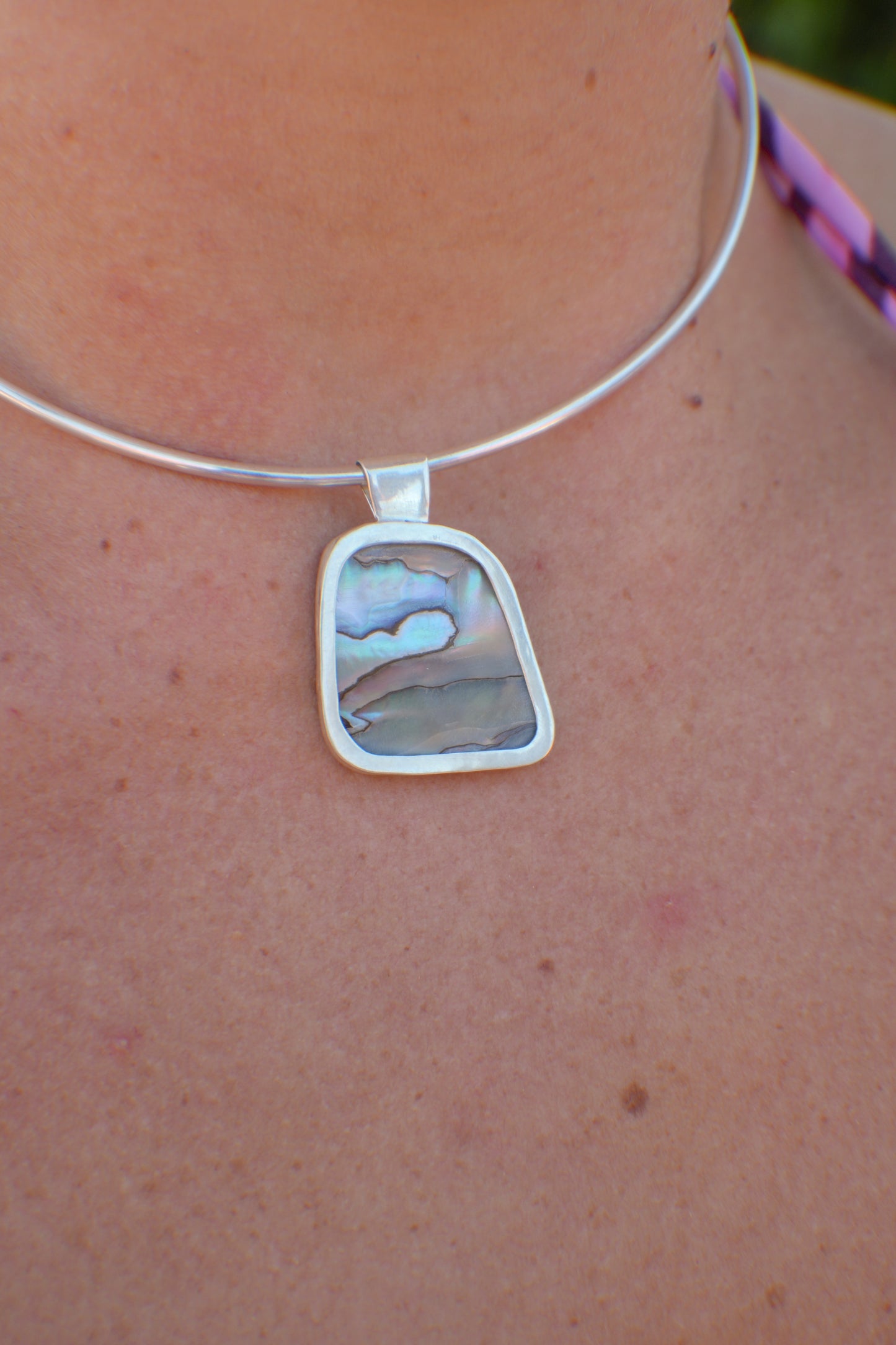 Abalone Choker Reversible