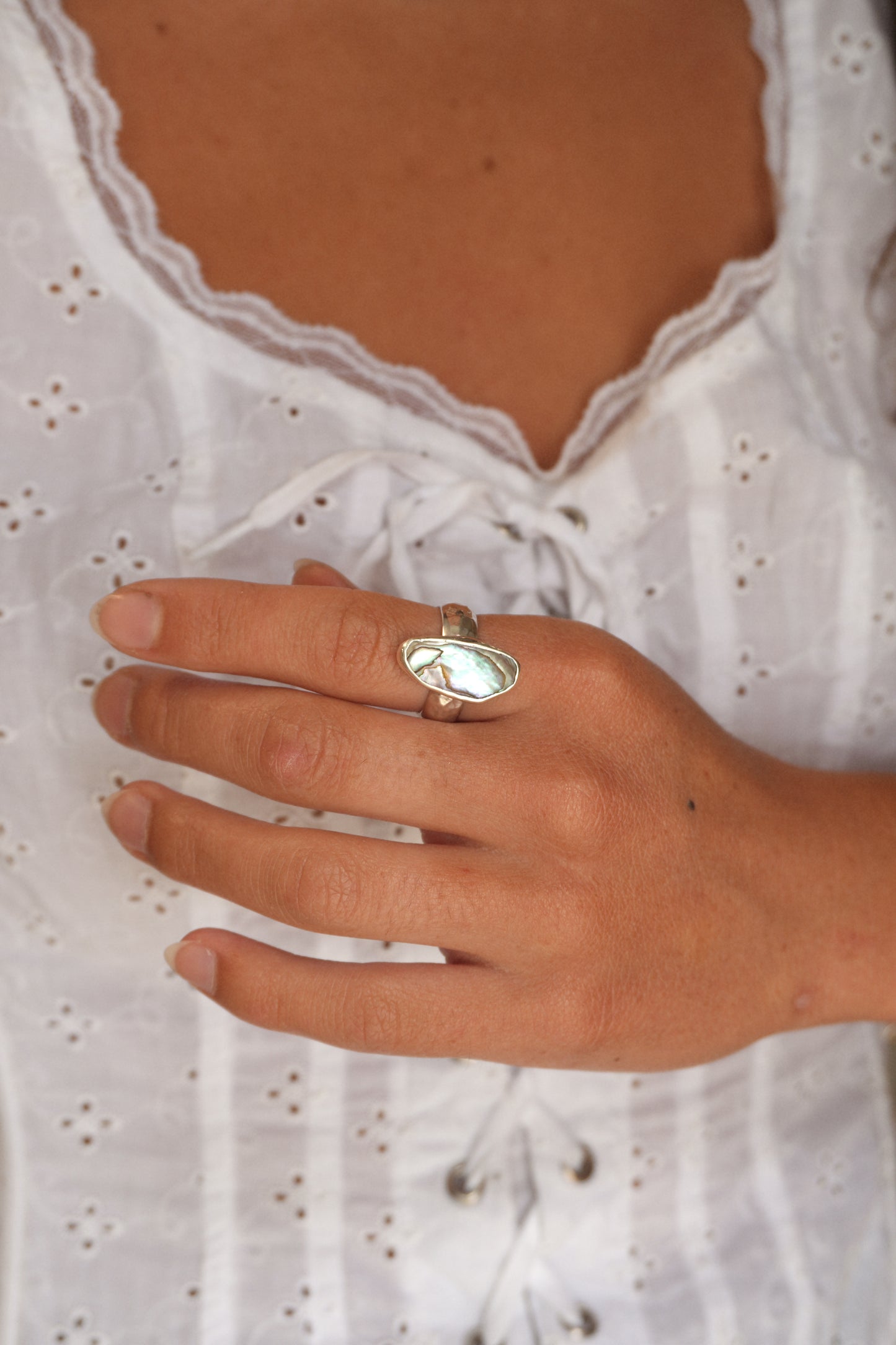 Abalone Ring 7