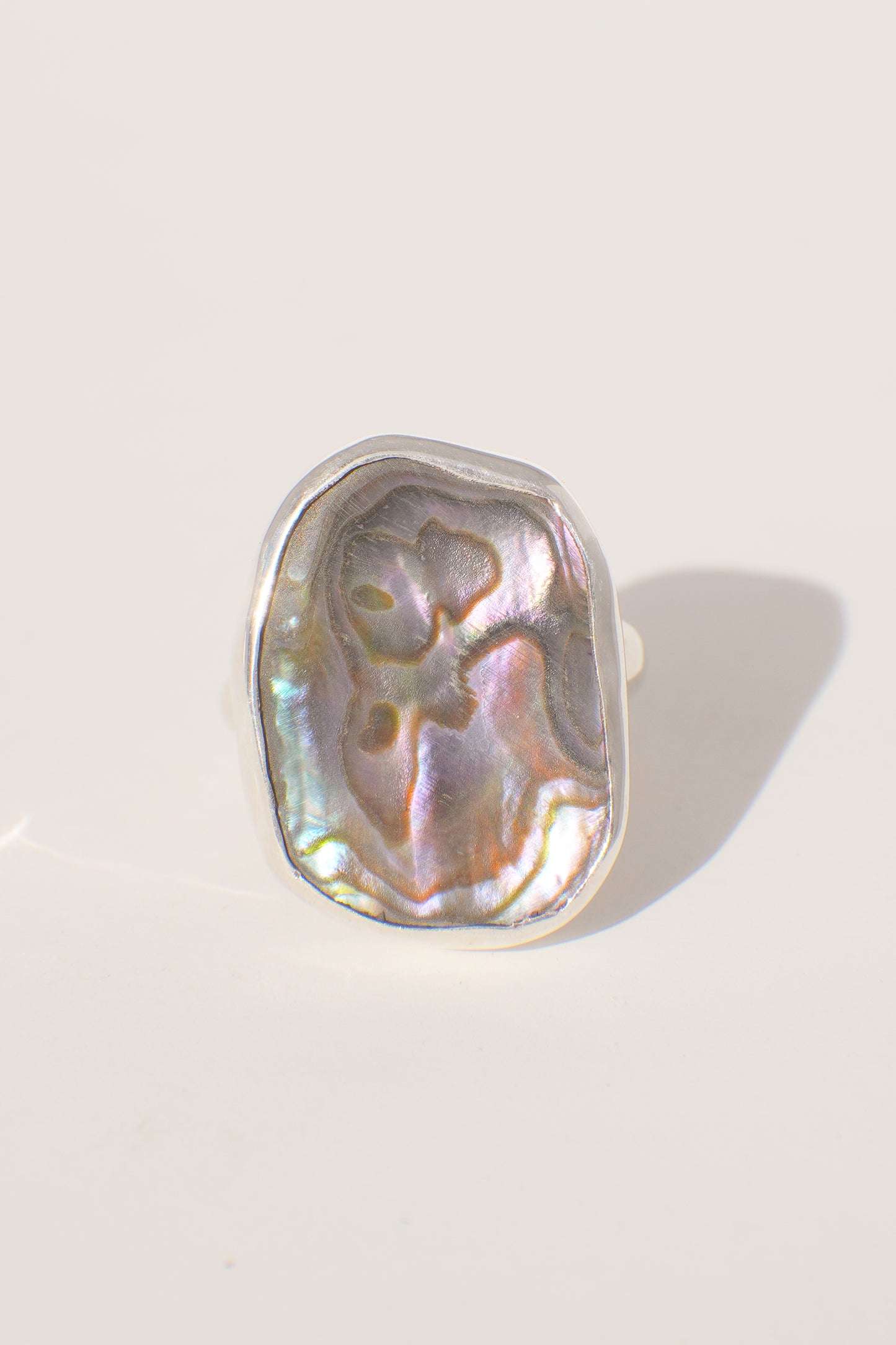 Abalone ring 6