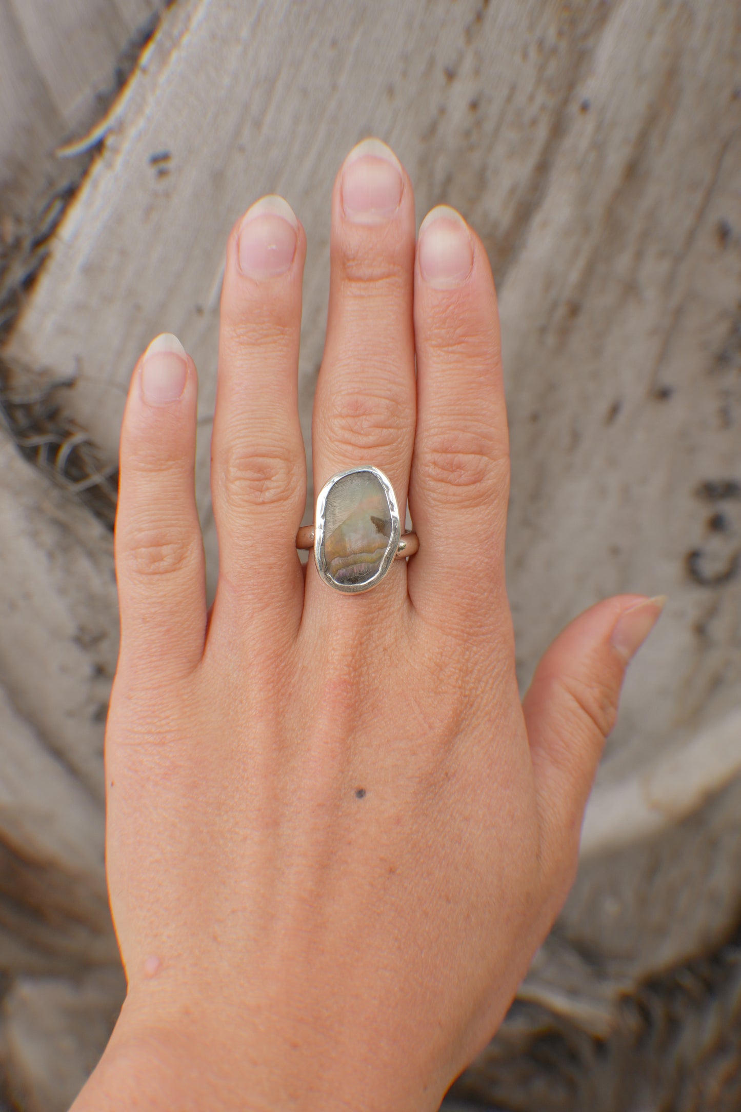 Abalone Ring 8.5