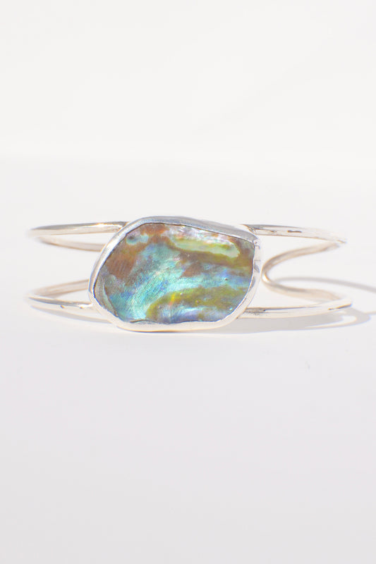 Double Abalone Cuff