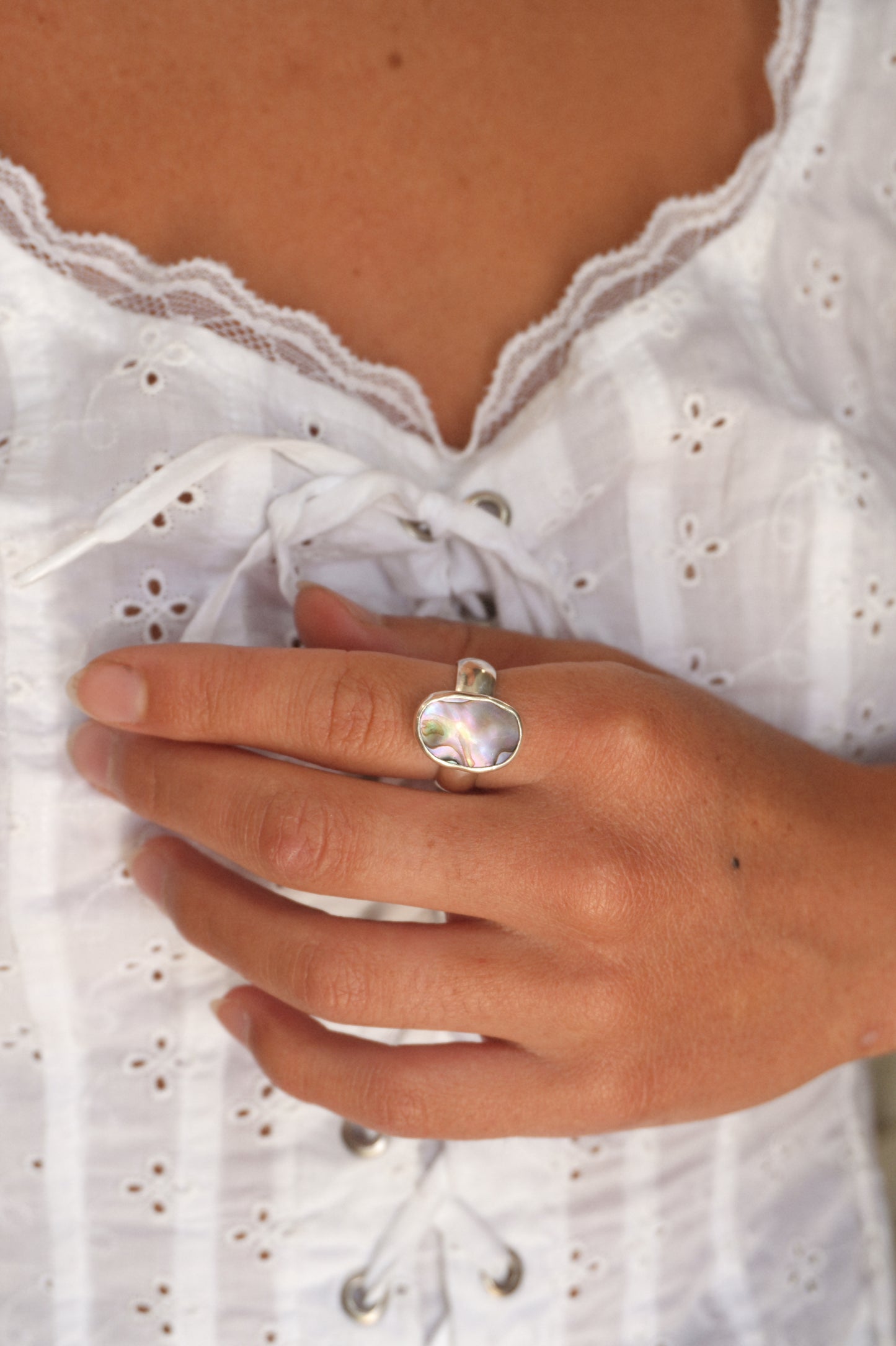 Abalone Ring 7
