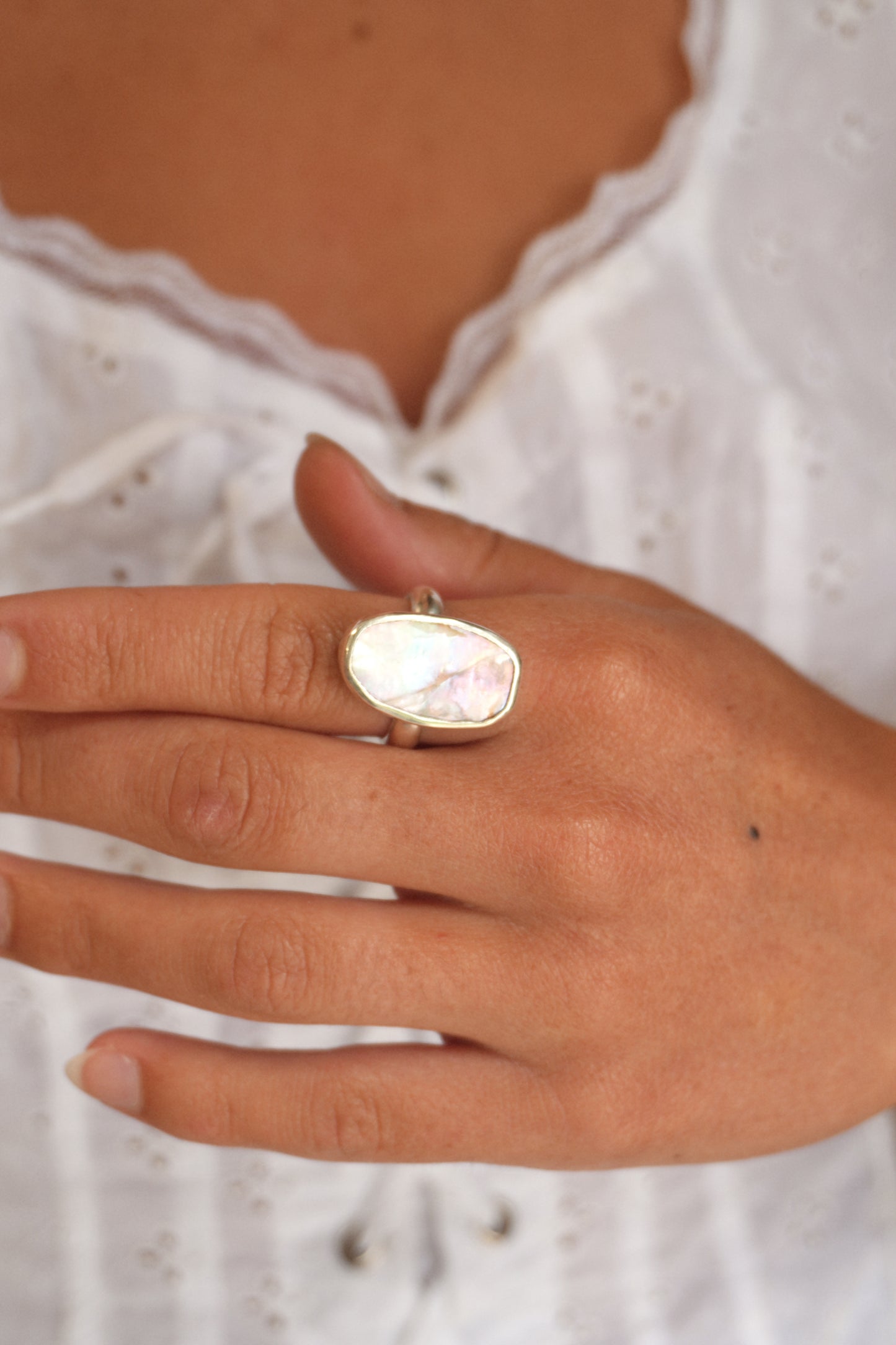 Abalone Ring 7.5