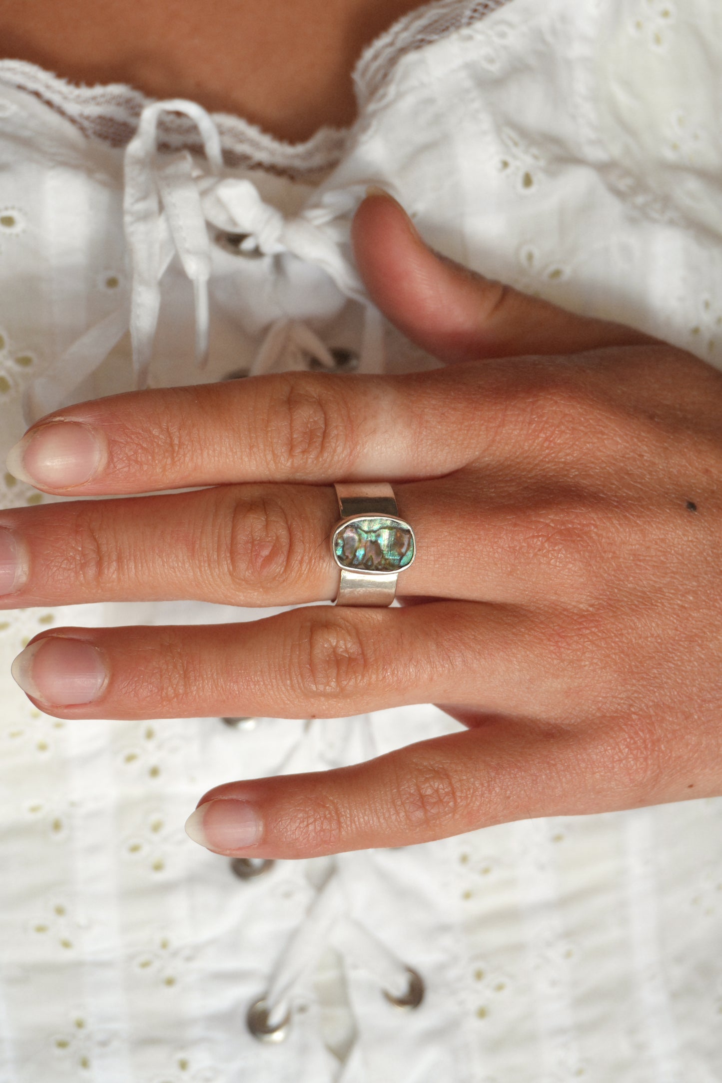 Abalone Ring 7