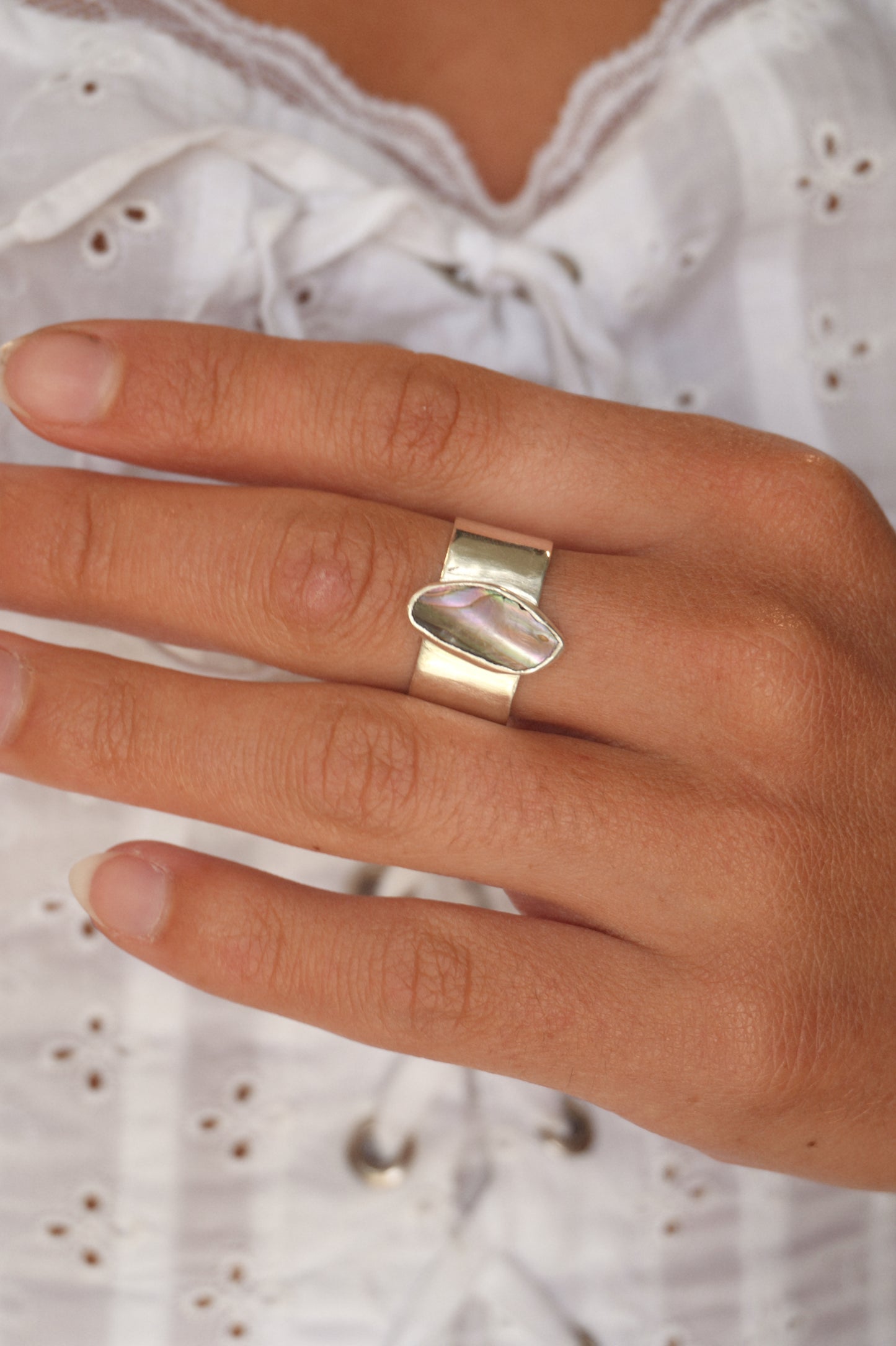 Abalone Ring 7