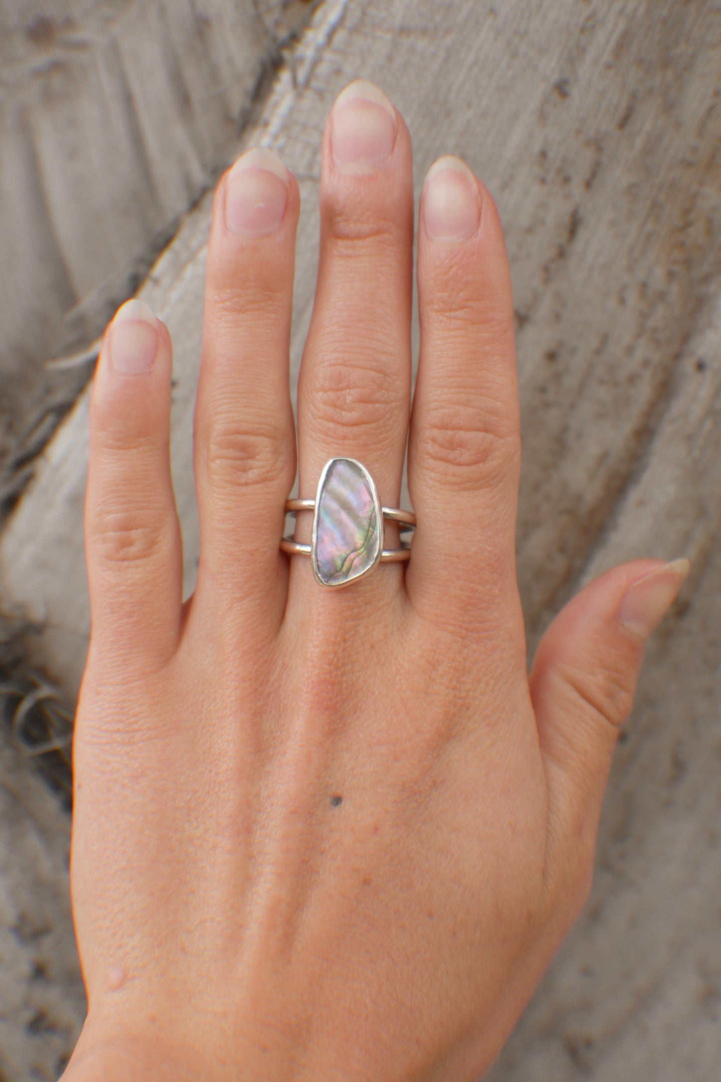 Abalone Ring 8.5