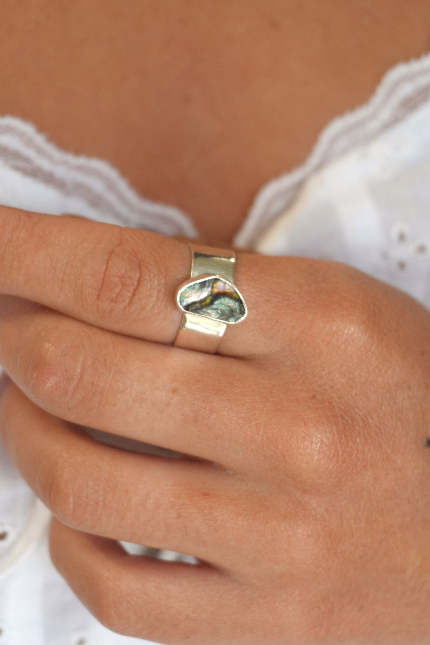 Abalone Ring 6.5