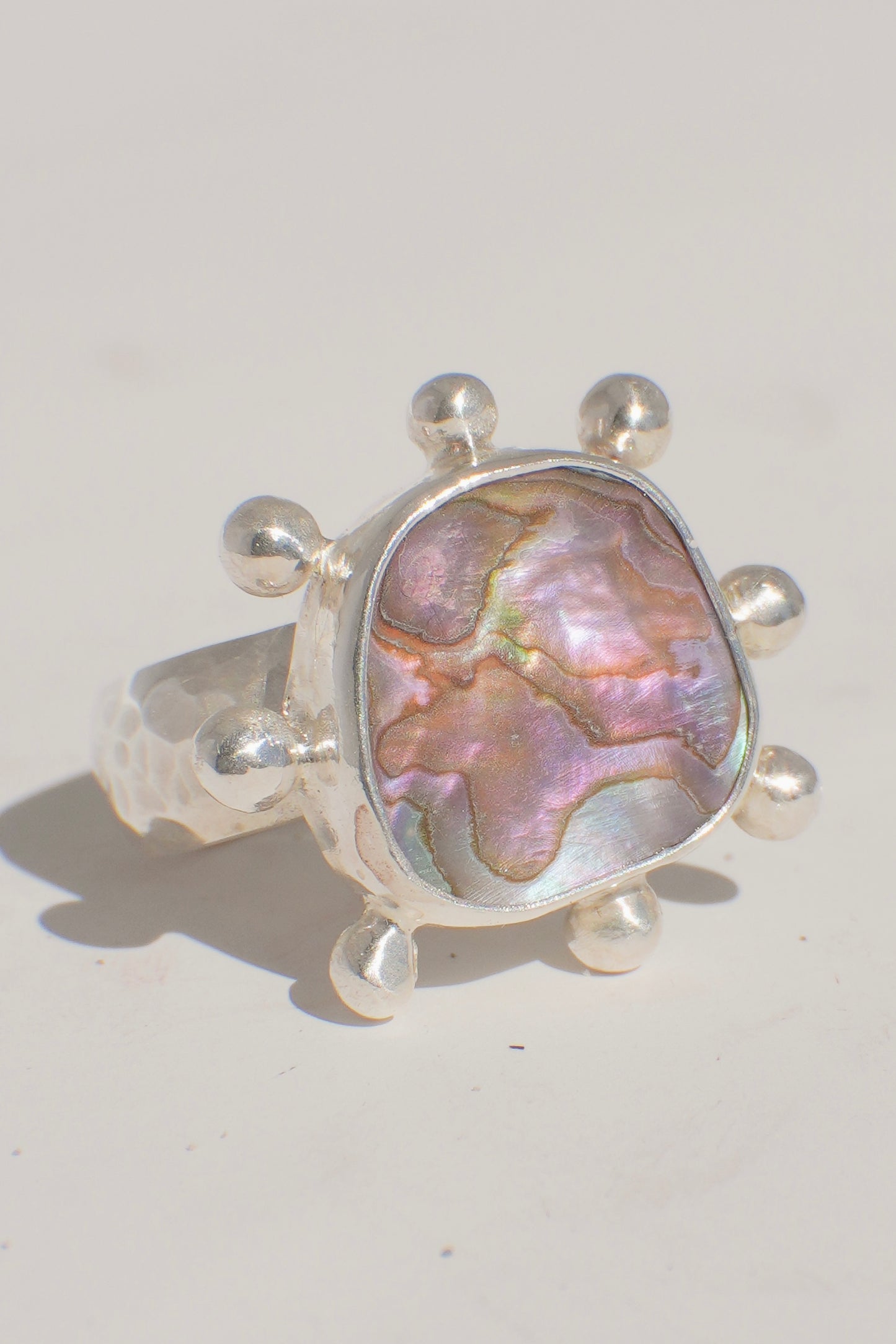 Abalone Dot Ring 5