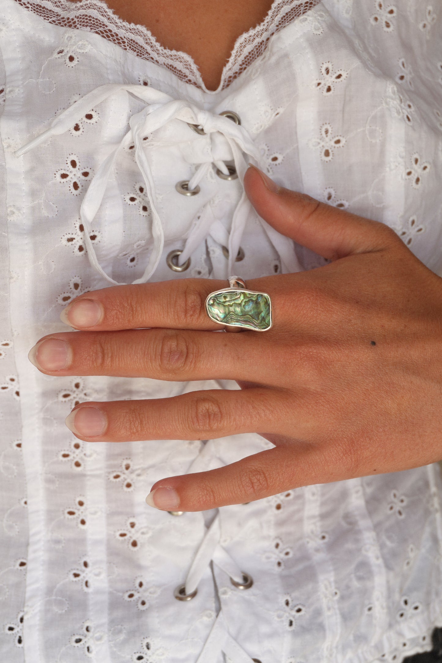 Abalone Ring (rare) 7