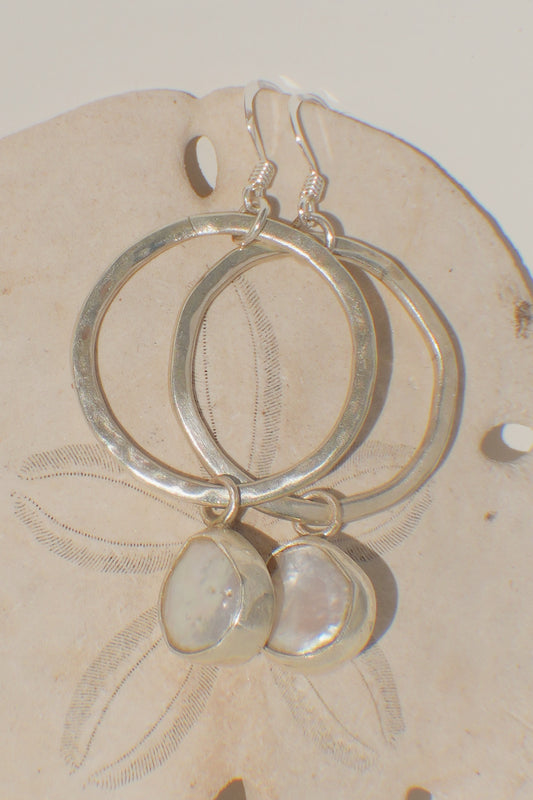 The Pearl Hoops - Medium