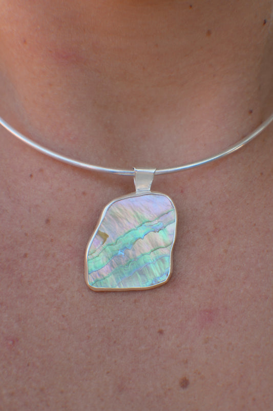 Abalone Choker Reversible