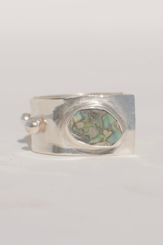 Abalone Ring Adjustable 8-9
